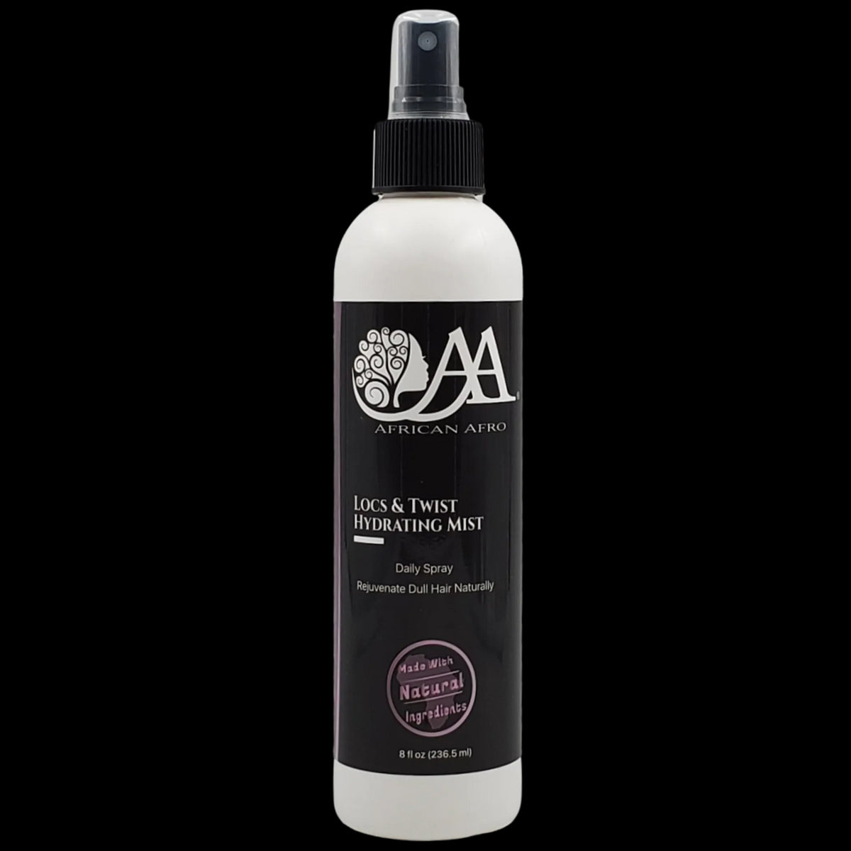 Locs And Twist Hydrating Mist Spray | Refresher Spray Dreadlocks, Twists, And Braids |