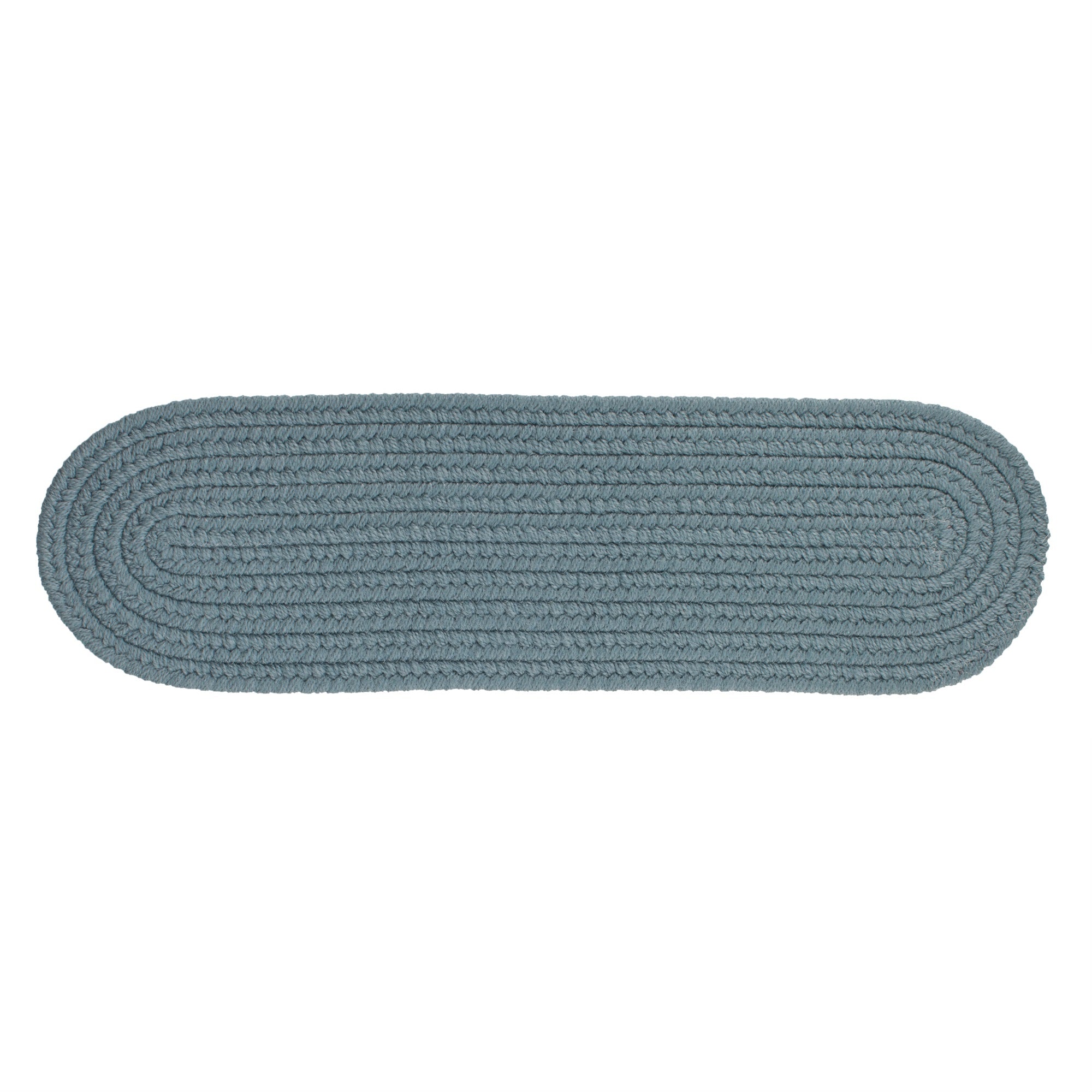 Rhody Rug S009A008X028 Braided Area Rugs, Ocean Blue , 8″ x 28″
