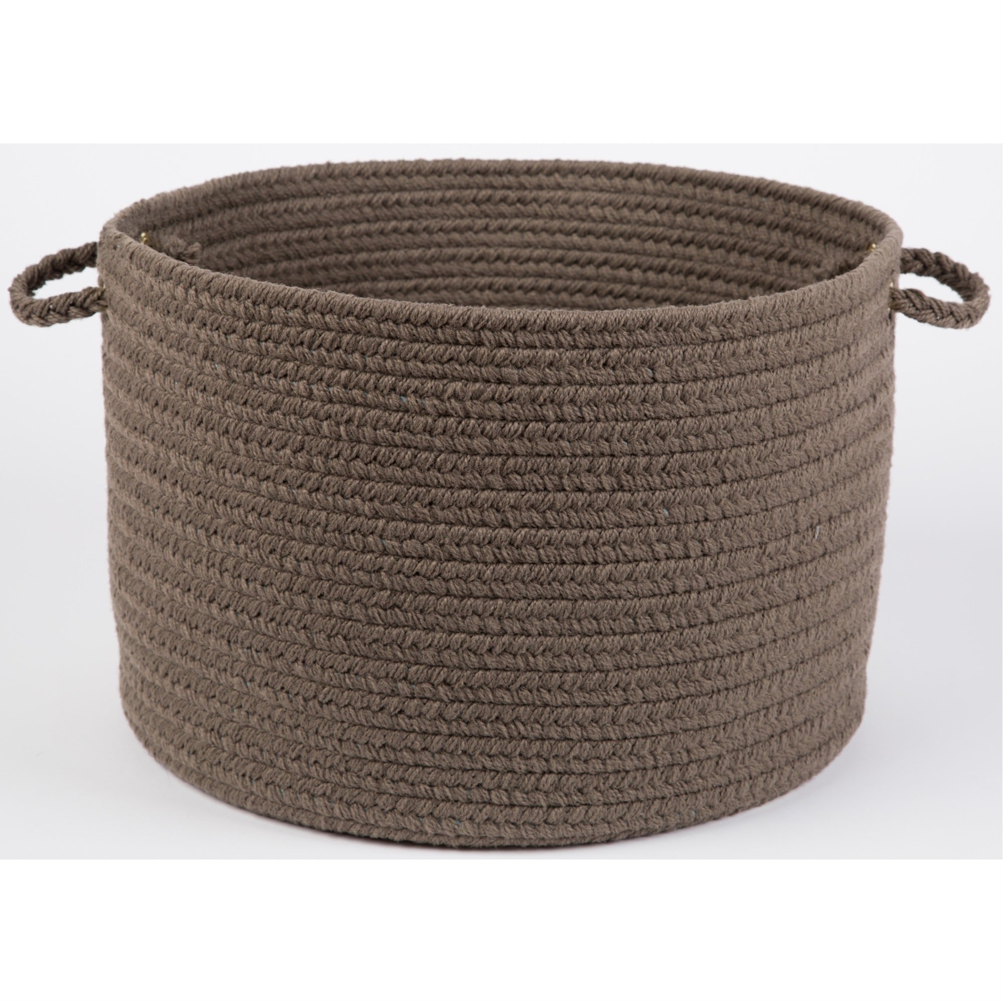 Rhody Rug S026B018X012 Braided Area Rugs, Dark Taupe, 18″ x 12″