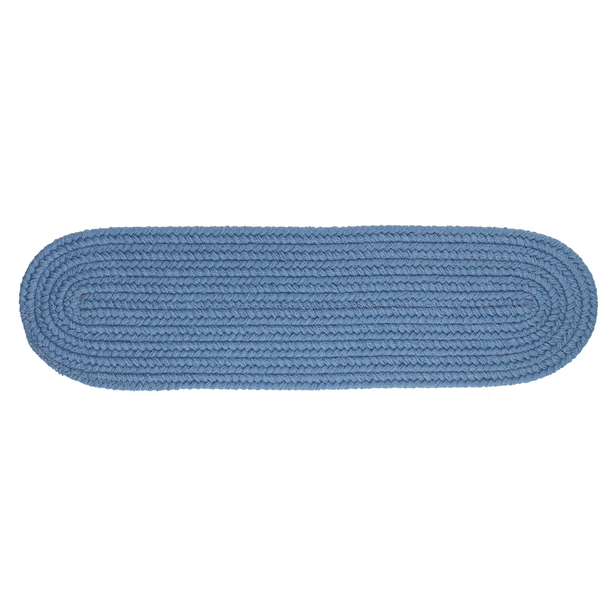 Rhody Rug S028A008X028 Braided Area Rugs, Marina Blue , 8″ x 28″