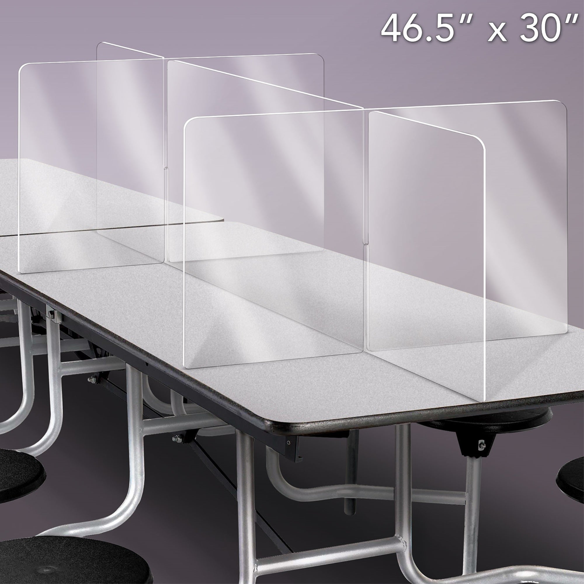 30  Clear Lunch Table Divider