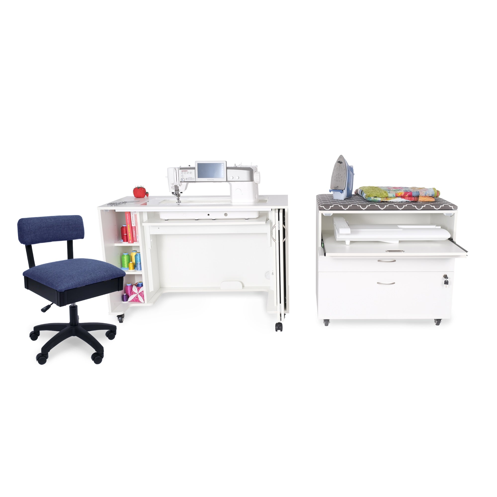 Studio Sets | Mod Bundle: Duchess Blue Hydraulic Chair