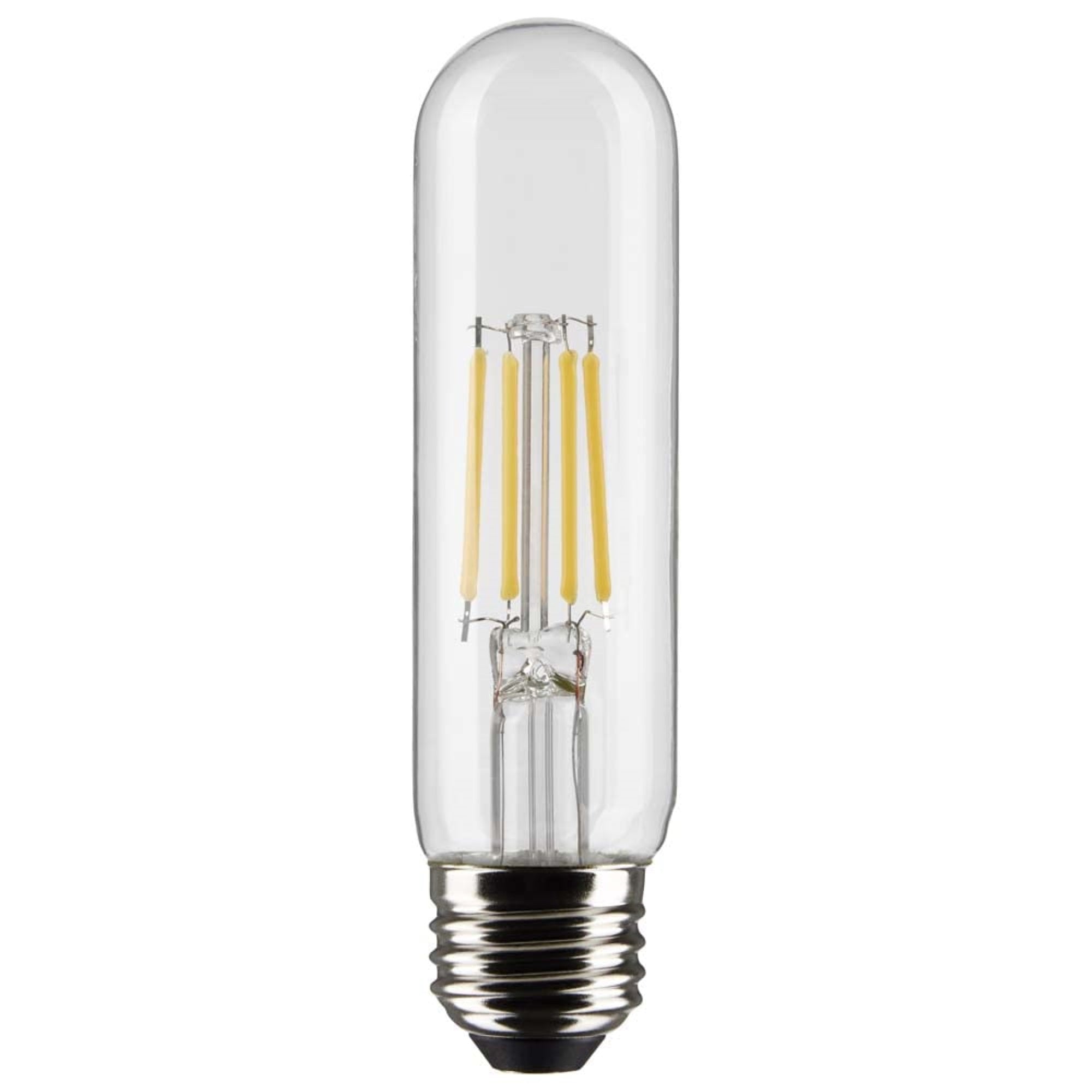 Satco 5.5 Watt T10 Led Clear Medium Base 90 Cri 3000K 120 Volt