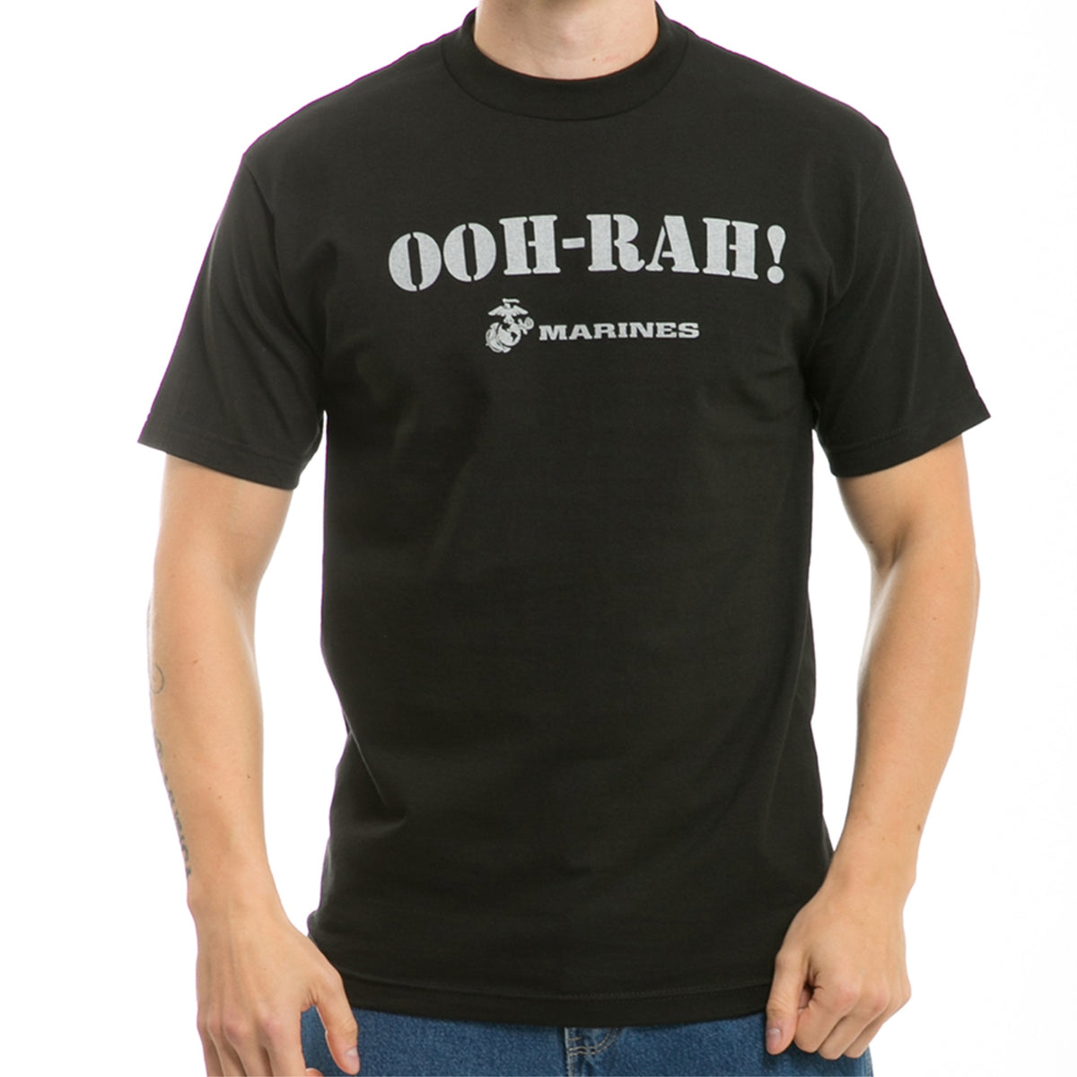 Military Graphics T'S, Ooh-Rah, Blk, M