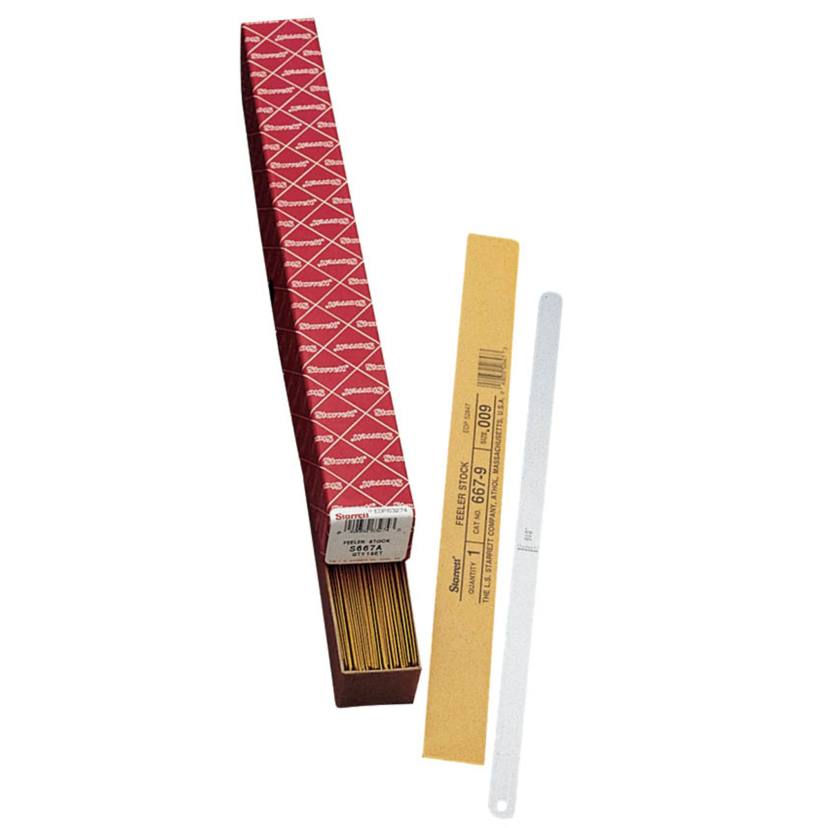 S667A Thickness Gage Or Feelerstock Assortment 1/2' X 12' Long From .001' Through .030' Thick
