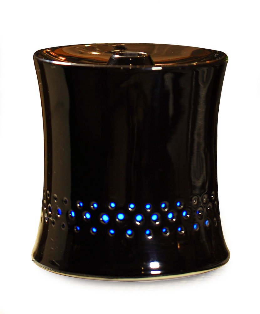 Ultrasonic Aroma Diffuser/Humidifier With Ceramic Housing - Black