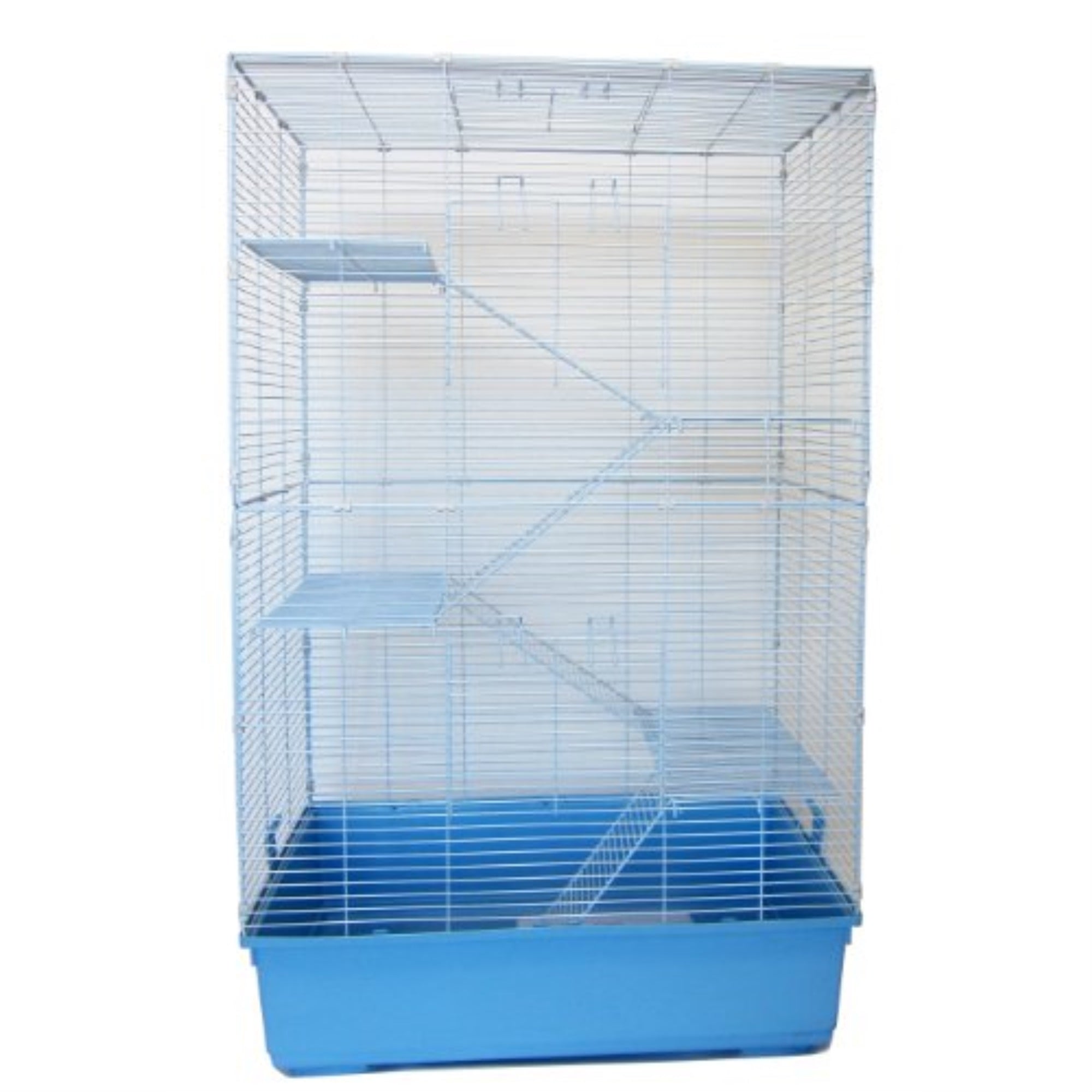 5 Levels Indoor Animal Cage Cat Ferret With Stand In Blue