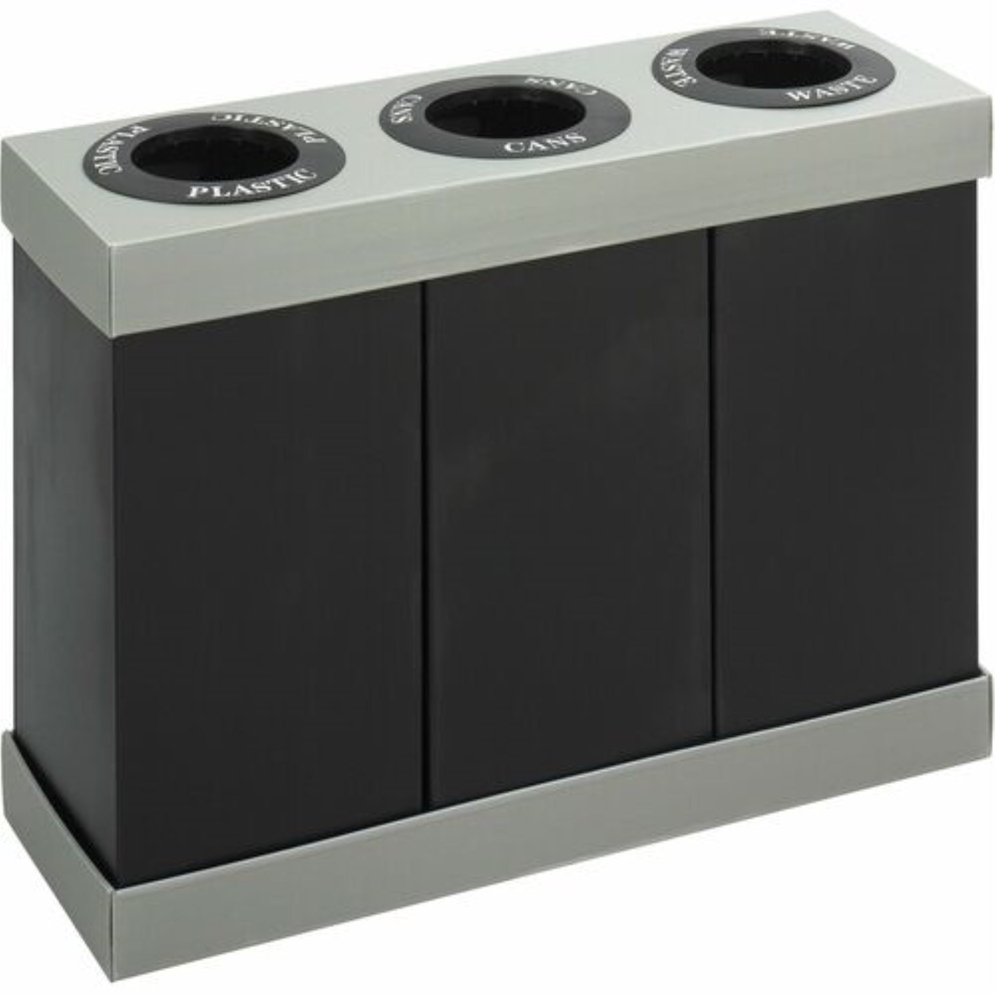 Safco At-Your-Disposal 3-bin Recycling Center