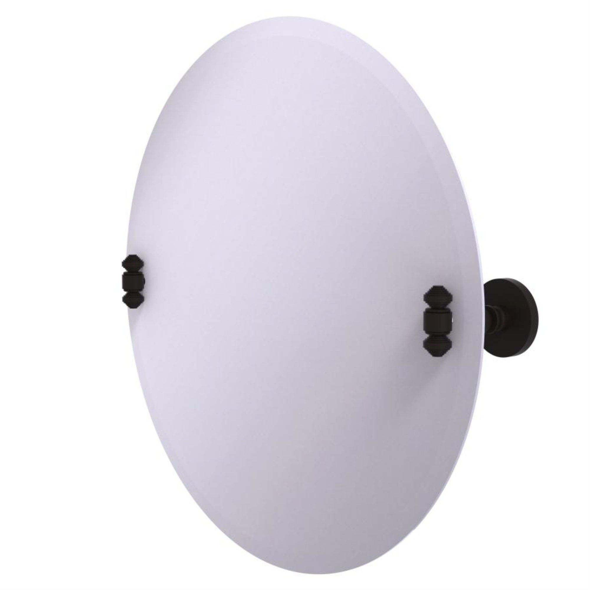 Frameless Round Tilt Mirror with Beveled Edge - SB-90-ORB