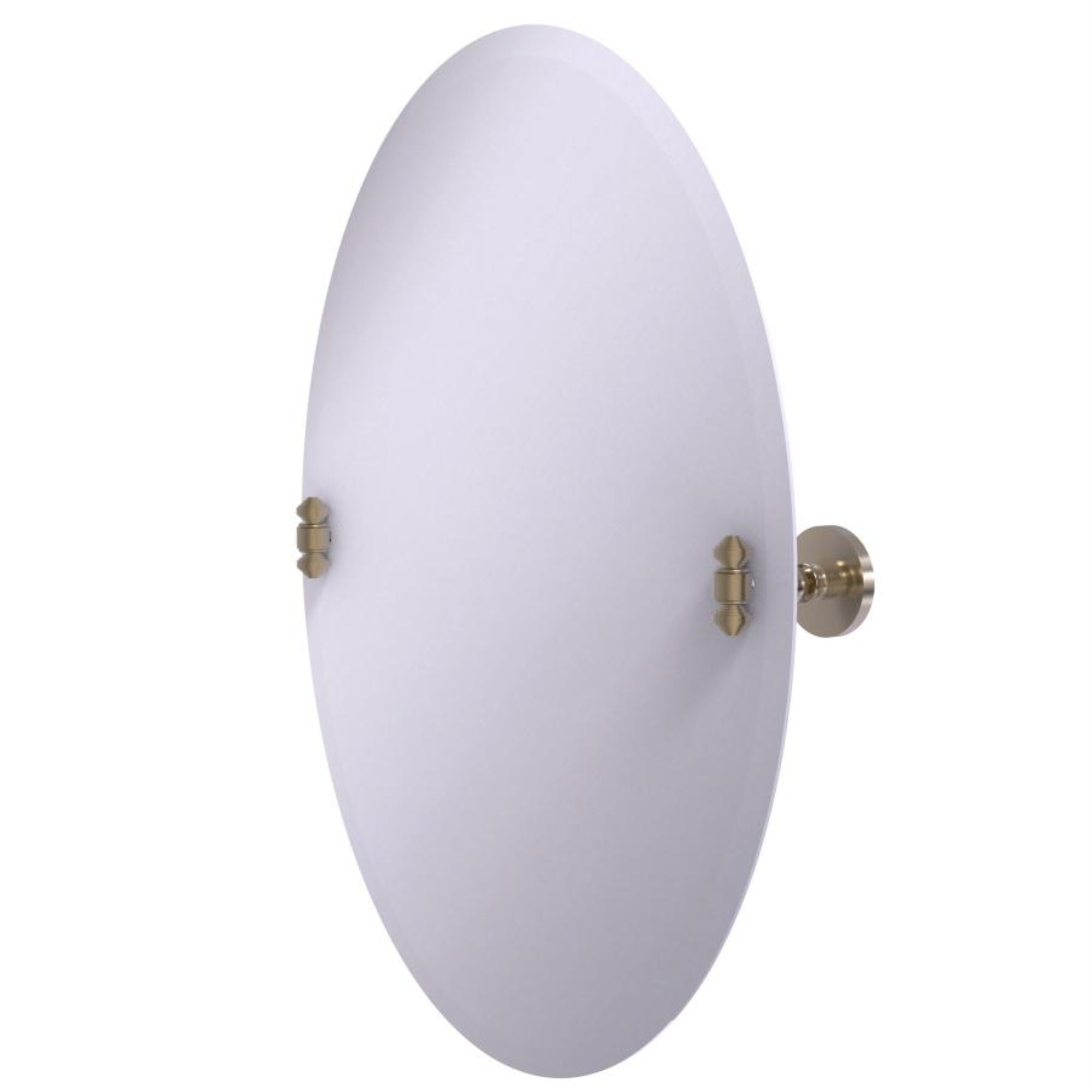 Frameless Oval Tilt Mirror with Beveled Edge - SB-91-PEW