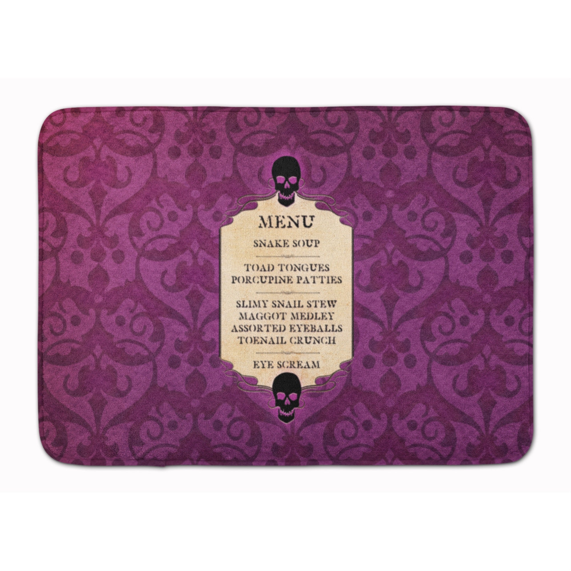 Caroline'S Treasures Goulish Menu Eye Screen Halloween, 19 X 27, Multicolor
