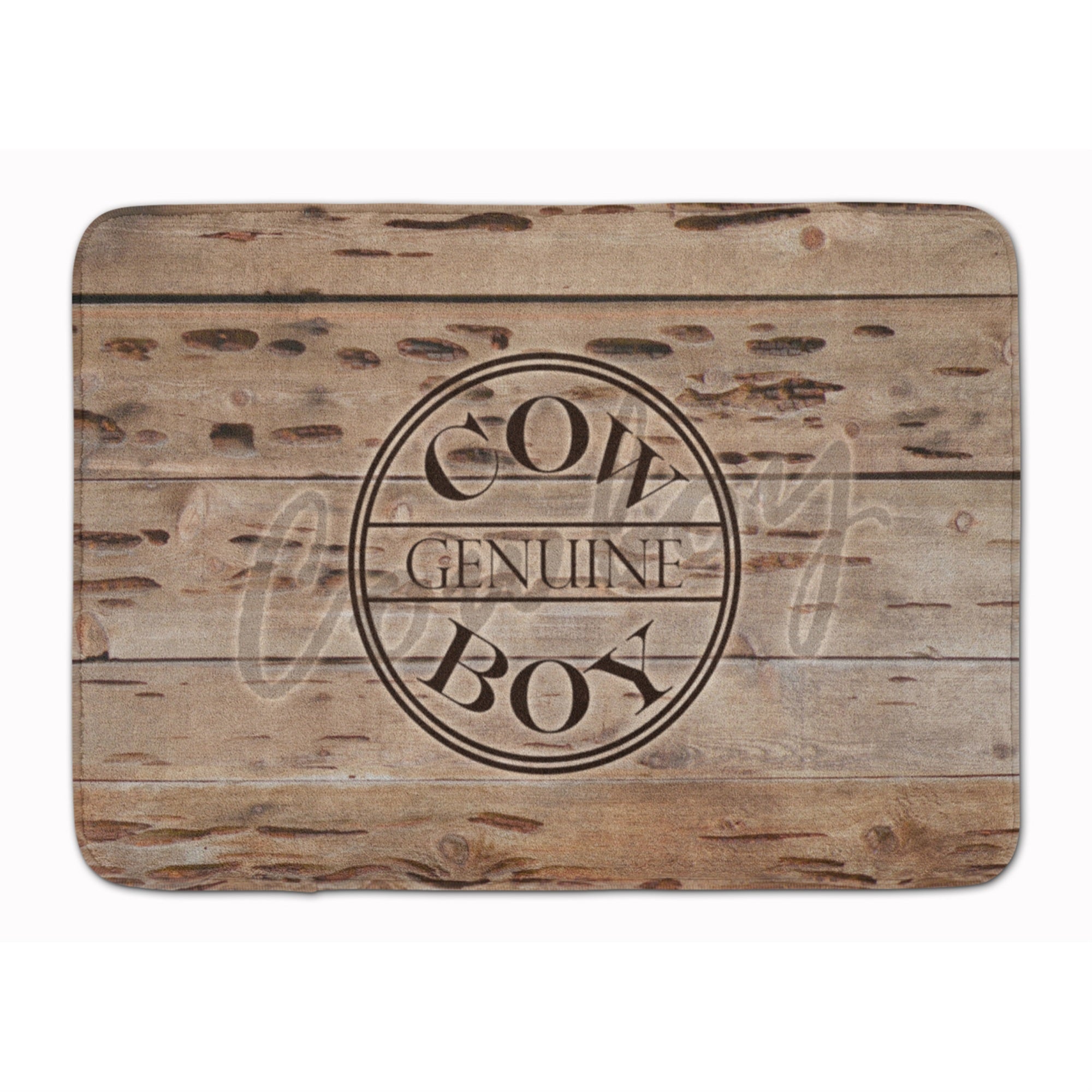 Caroline'S Treasures Cow Boy Branded Floor Mat, 19 X 27, Multicolor
