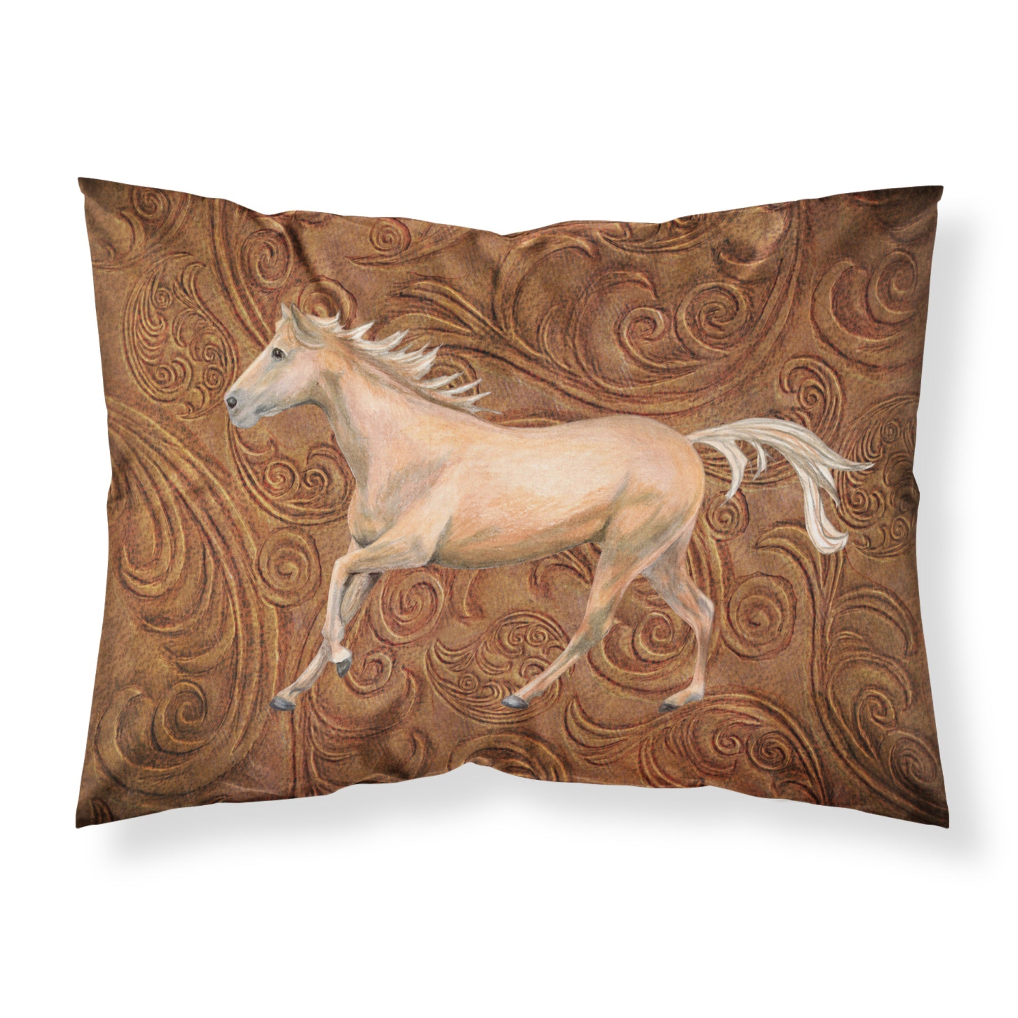 Caroline'S Treasures Sb3060Pillowcase Horse Moisture Wicking Fabric Standard Pillowcase, Large, Multicolor