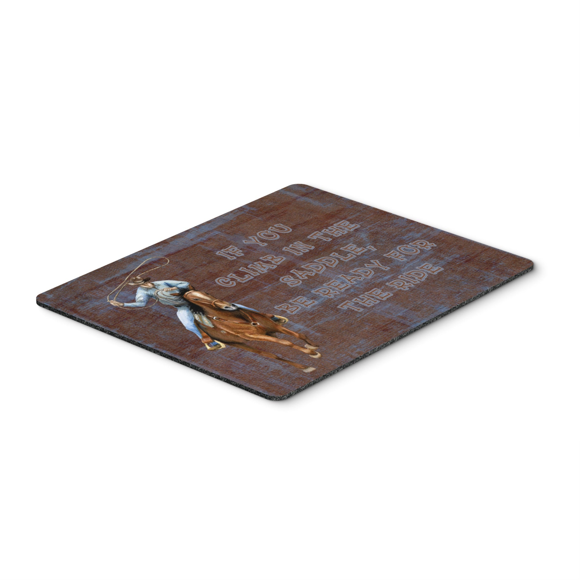 Caroline'S Treasures Roper Horse If You Climb In The Saddle, Be Ready For The Ride Mouse Pad (Sb3061Mp)