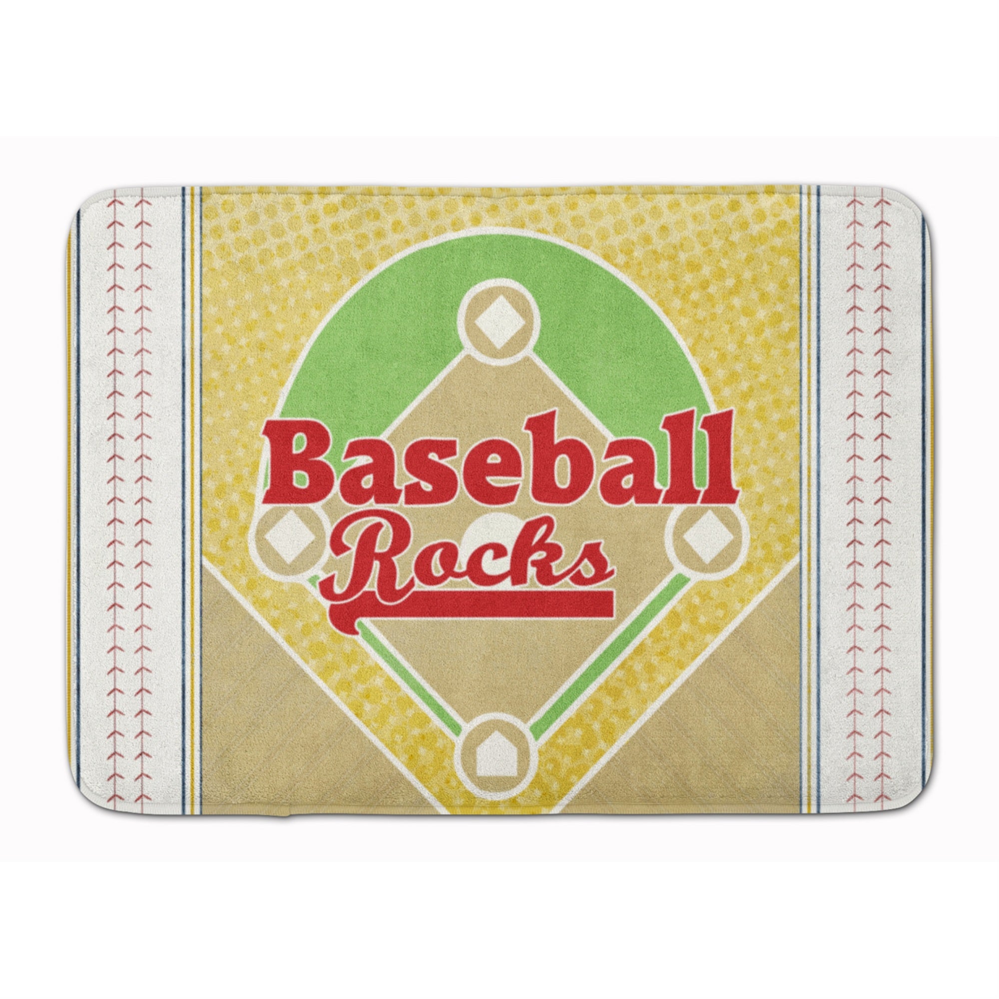 Caroline'S Treasures Baseball Rules Floor Mat, 19 X 27, Multicolor