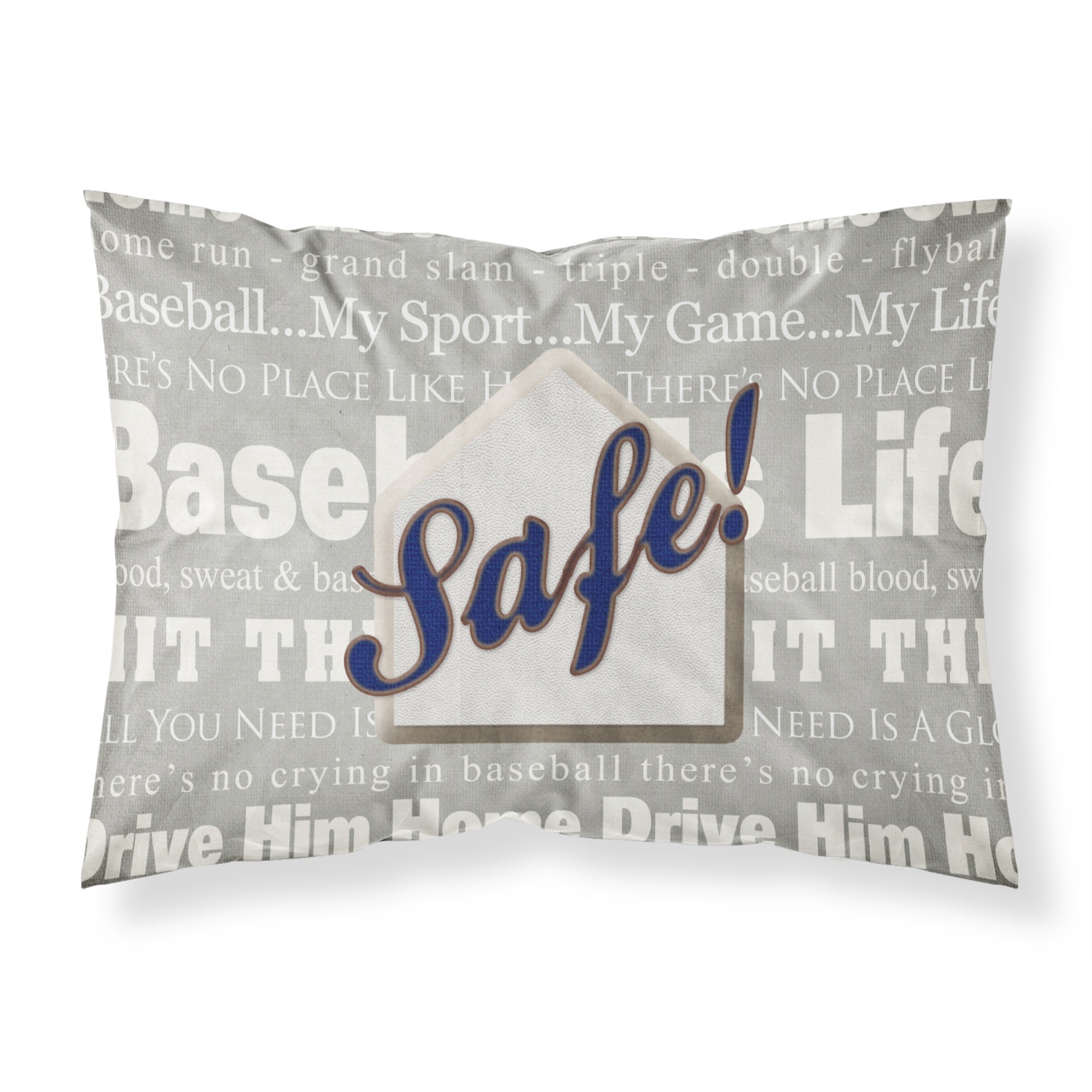 Caroline'S Treasures Sb3079Pillowcase Safe At Home Moisture Wicking Fabric Standard Pillowcase, Large, Multicolor