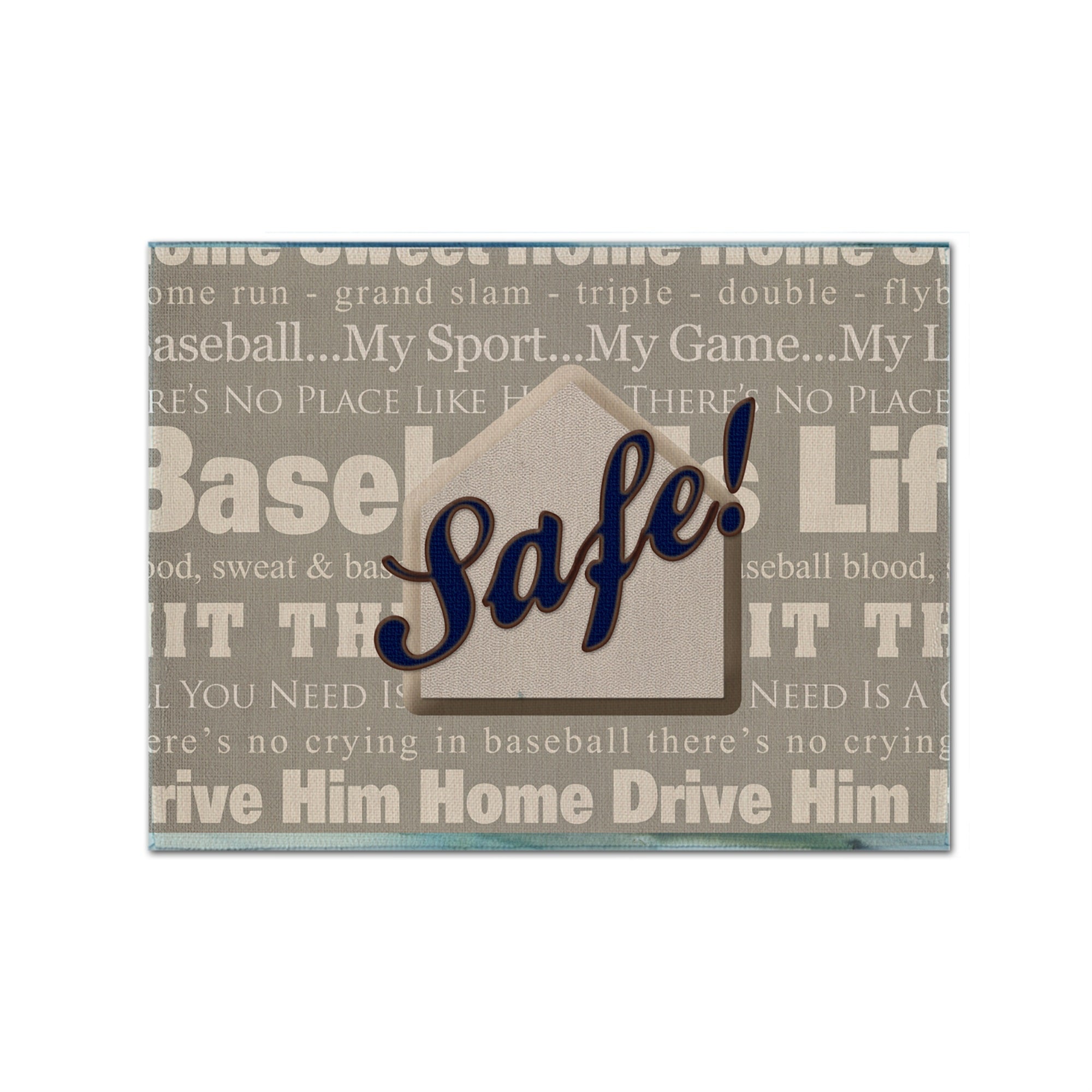 Caroline'S Treasures Sb3079Plmt Safe At Home Fabric Placemat, Multicolor