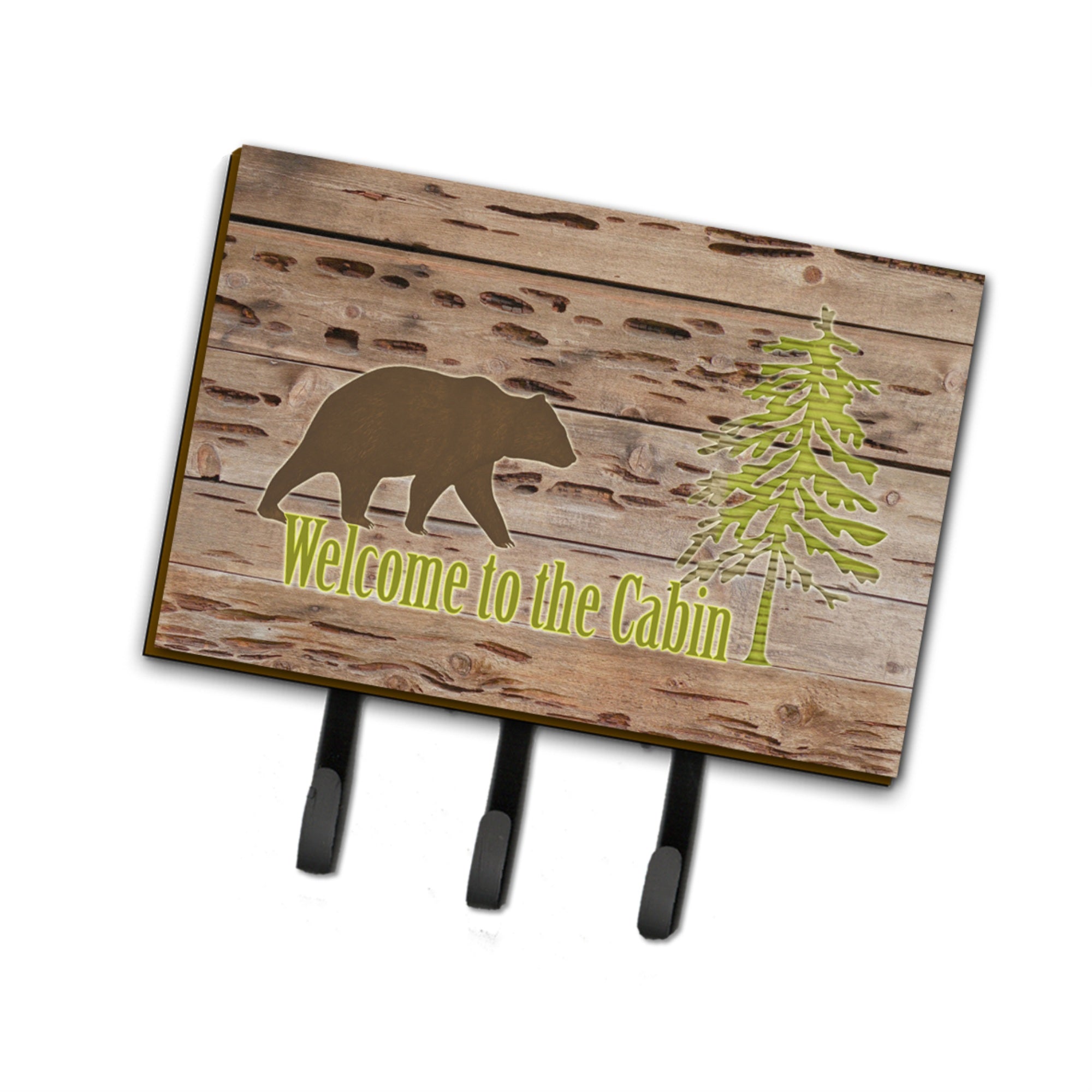Caroline'S Treasures Sb3081Th68 Welcome To The Cabin Leash Or Key Holder, Large, Multicolor