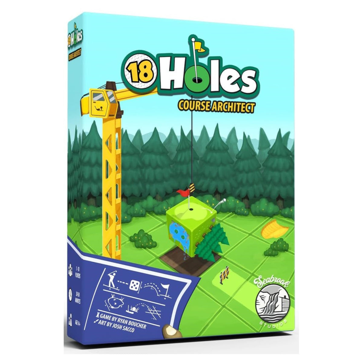18 Holes: Course Architect Roll And Write, Design Your Own Golf Course