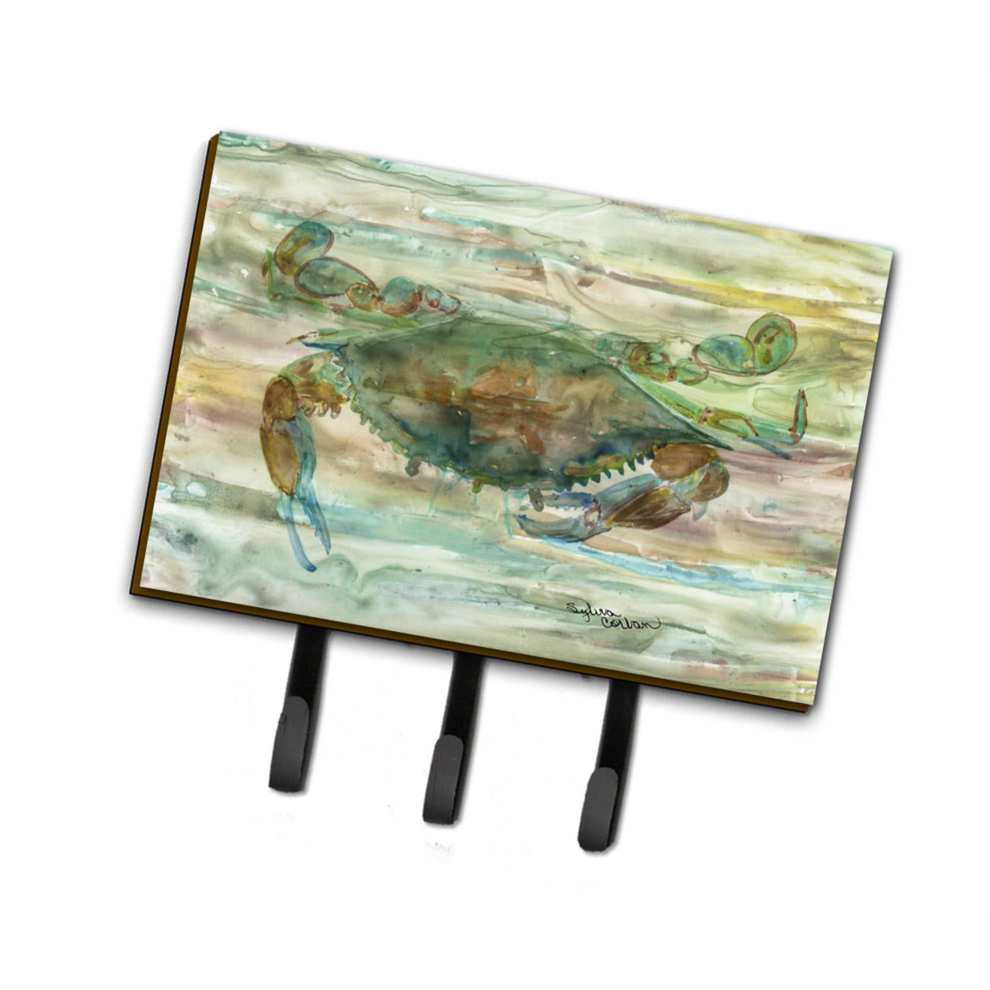 Crab A Leg Up Sunset Leash Or Key Holder Sc2015Th68