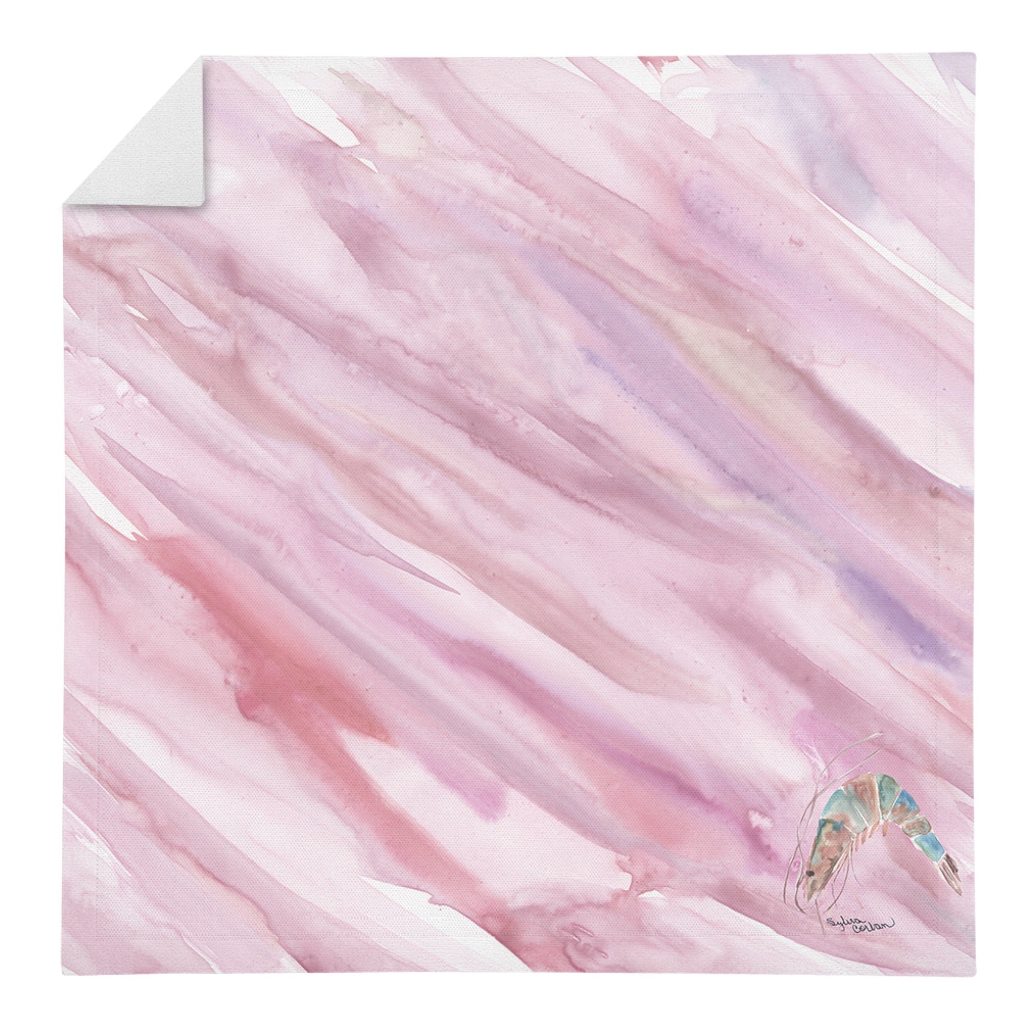 Shrimp On Pink Napkin Sc2058Nap