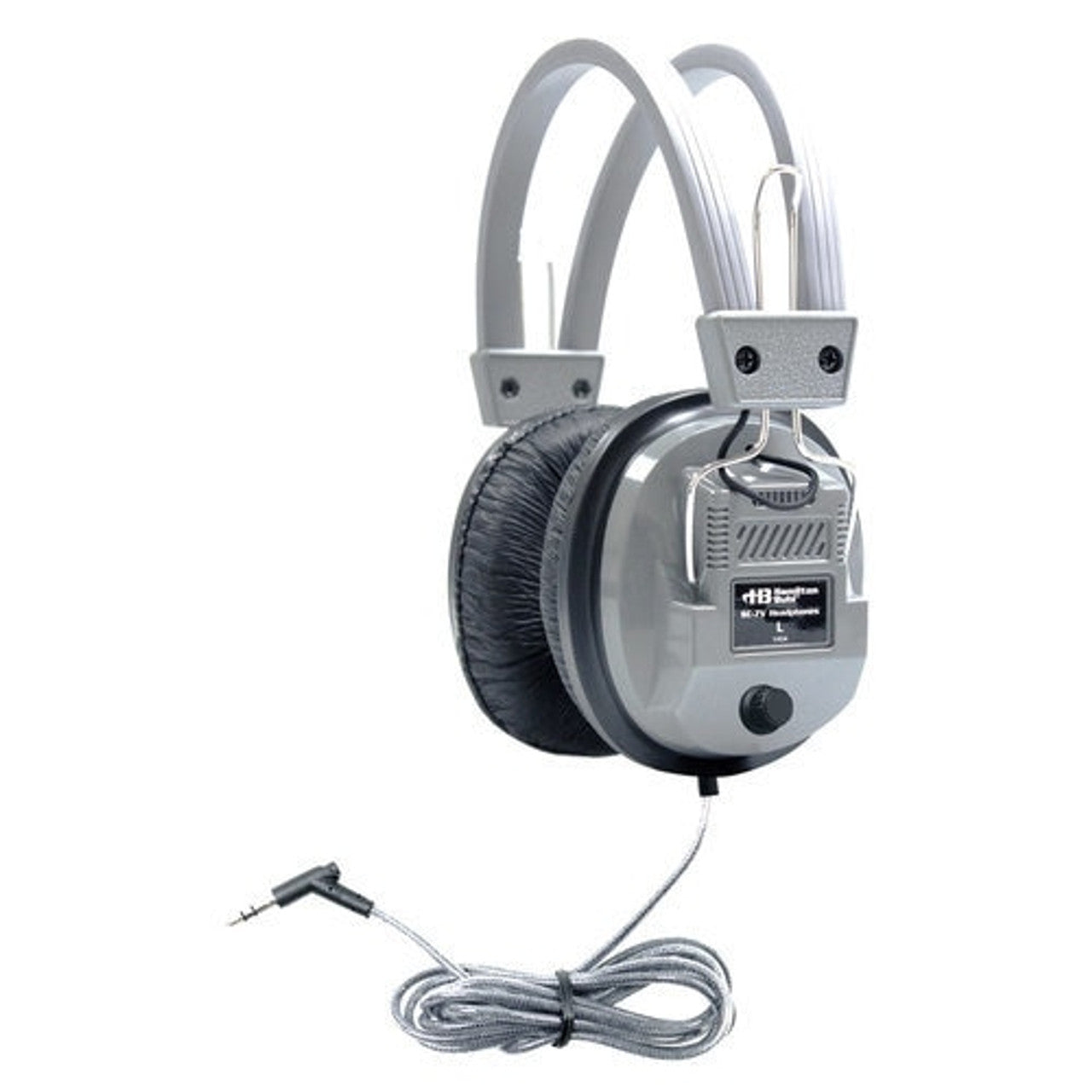 SchoolMate Deluxe Stereo Headphone with 3.5mm Plug and Volume Control - 50 Pack