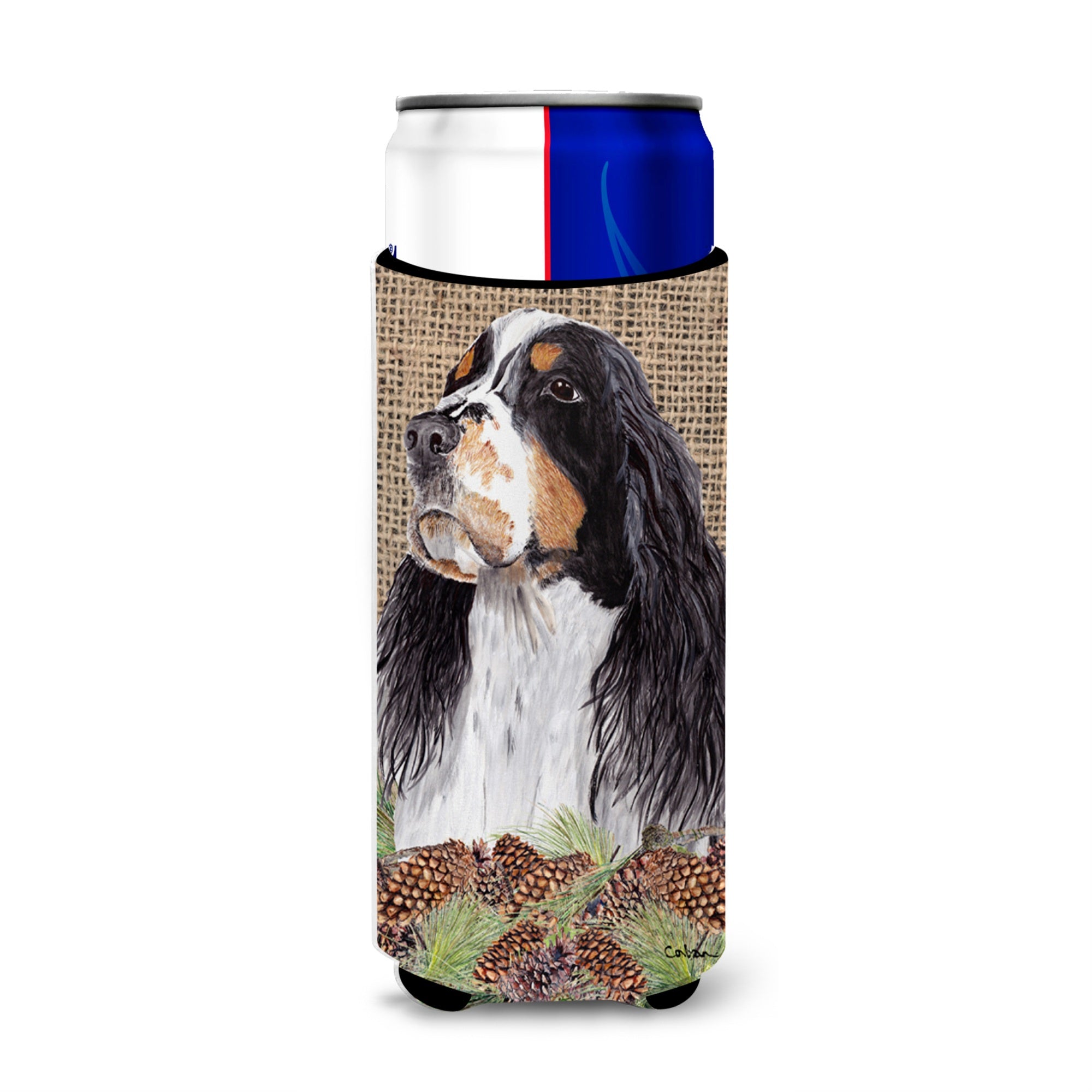 Springer Spaniel Ultra Beverage Insulators For Slim Cans Sc9048Muk