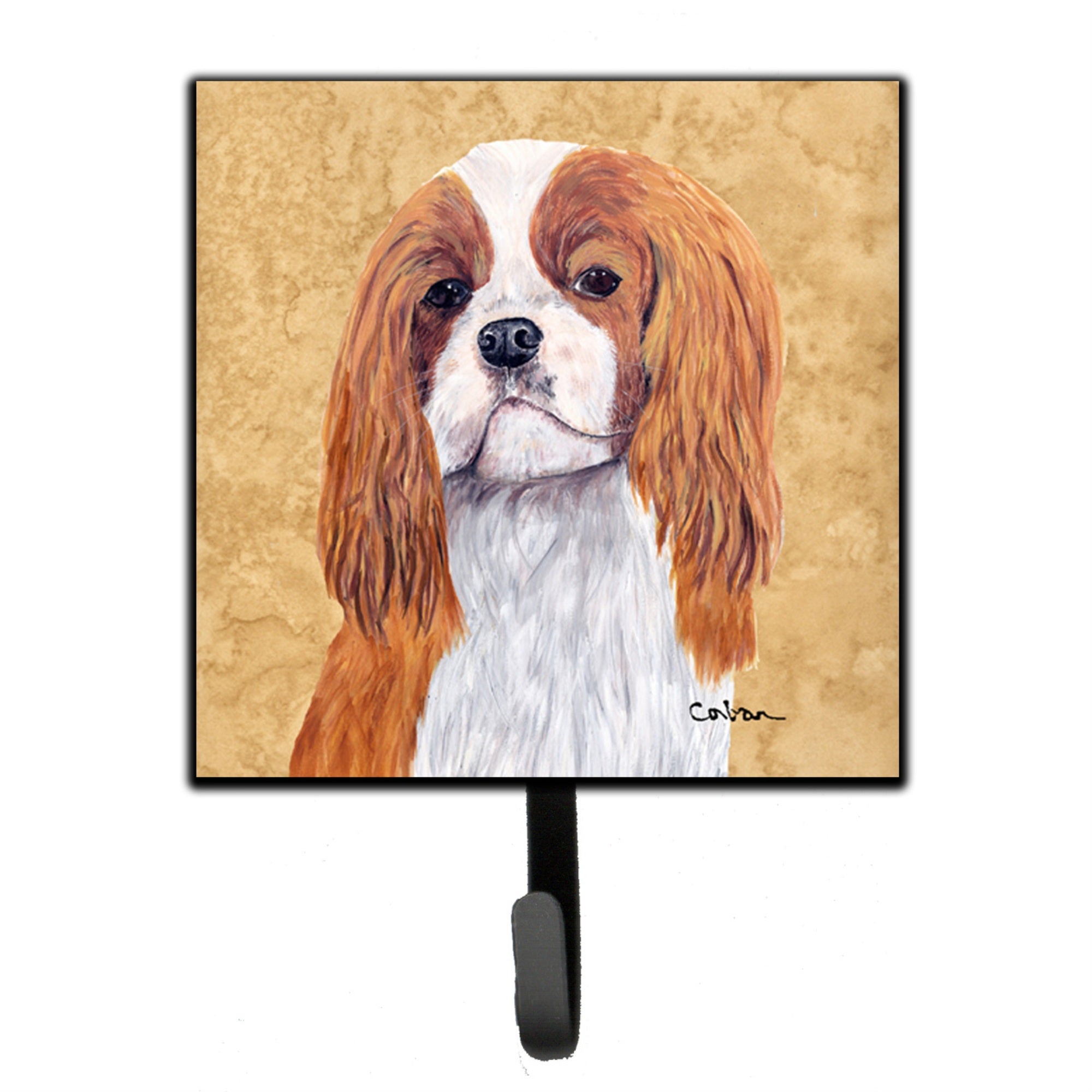Caroline'S Treasures Sc9118Sh4 Cavalier Spaniel Leash Holder Or Key Hook, Small, Multicolor