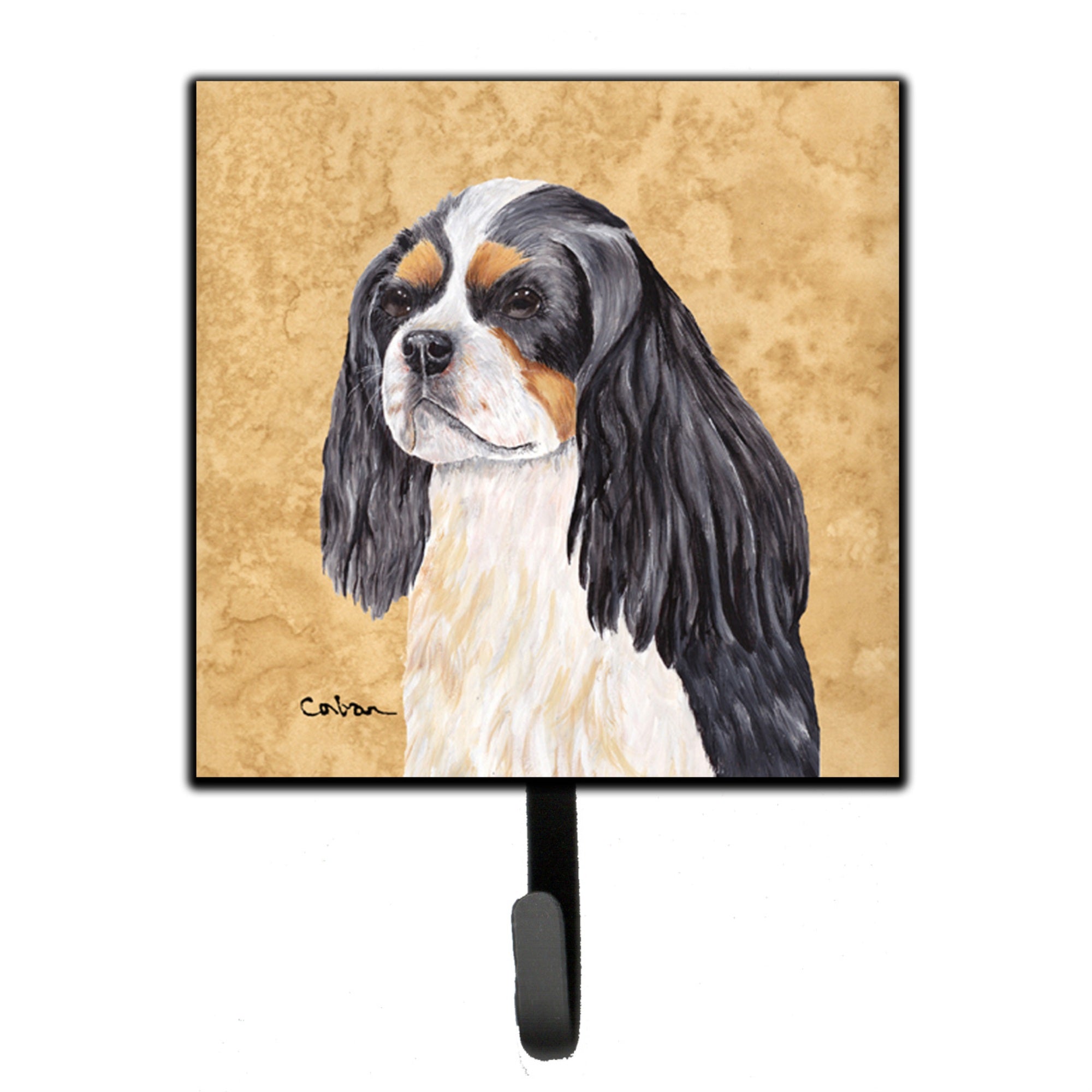 Caroline'S Treasures Sc9120Sh4 Cavalier Spaniel Leash Holder Or Key Hook, Small, Multicolor