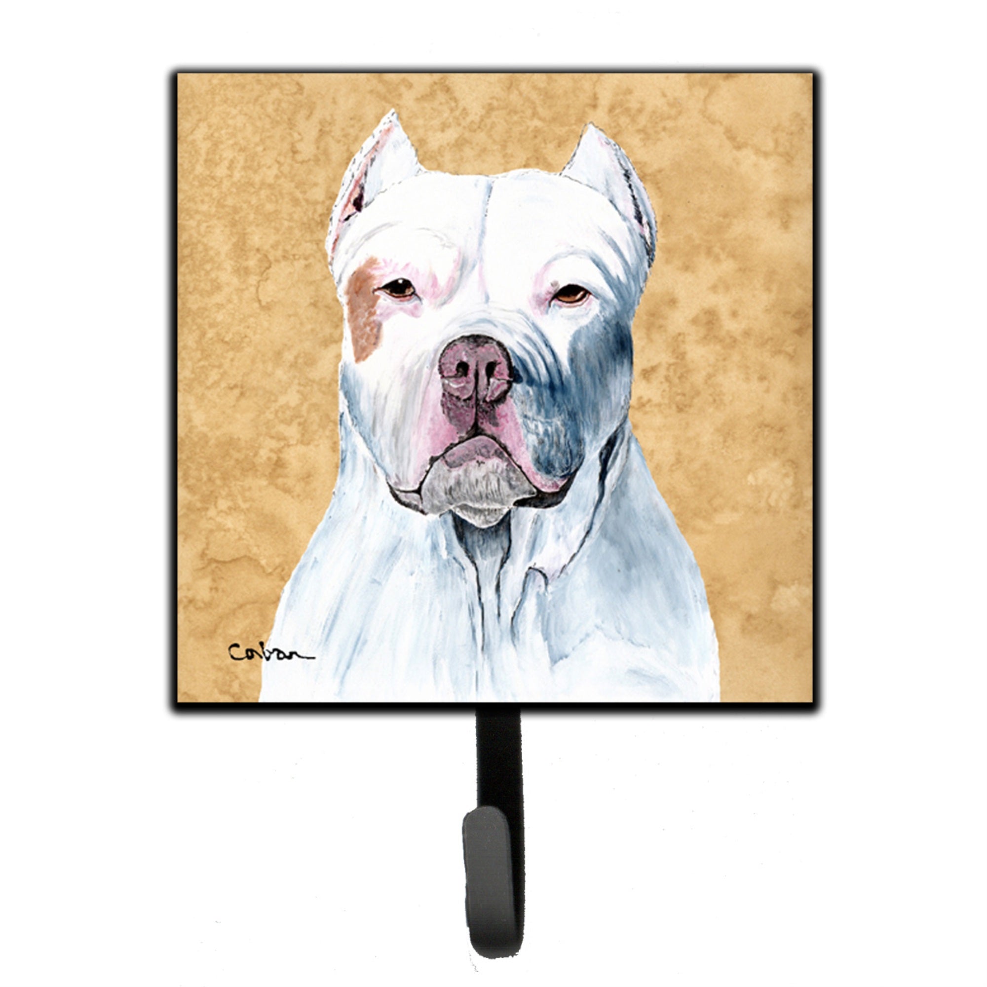 Caroline'S Treasures Sc9130Sh4 Pit Bull Leash Holder Or Key Hook, Small, Multicolor