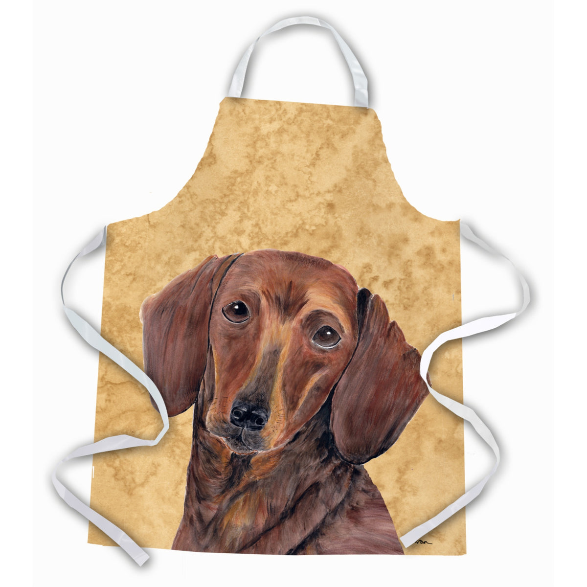 Caroline'S Treasures Sc9137Apron Dachshund Apron, Large, Multicolor
