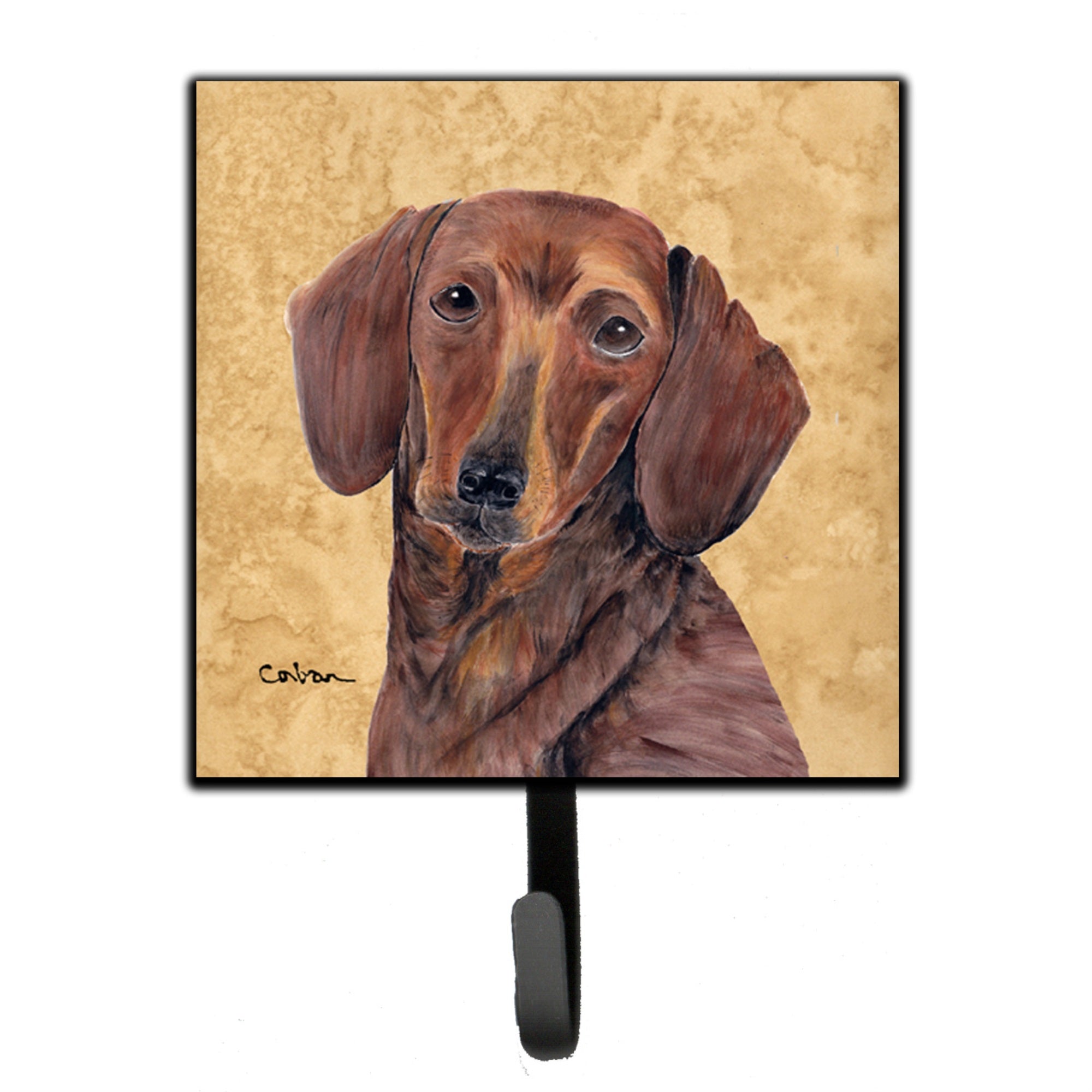 Caroline'S Treasures Sc9137Sh4 Dachshund Leash Holder Or Key Hook, Small, Multicolor