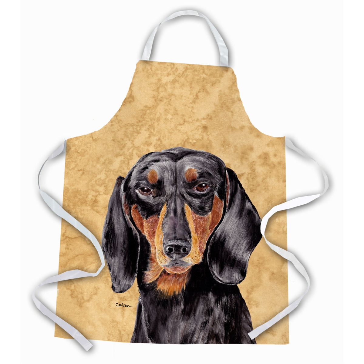 Caroline'S Treasures Sc9139Apron Dachshund Apron, Large, Multicolor