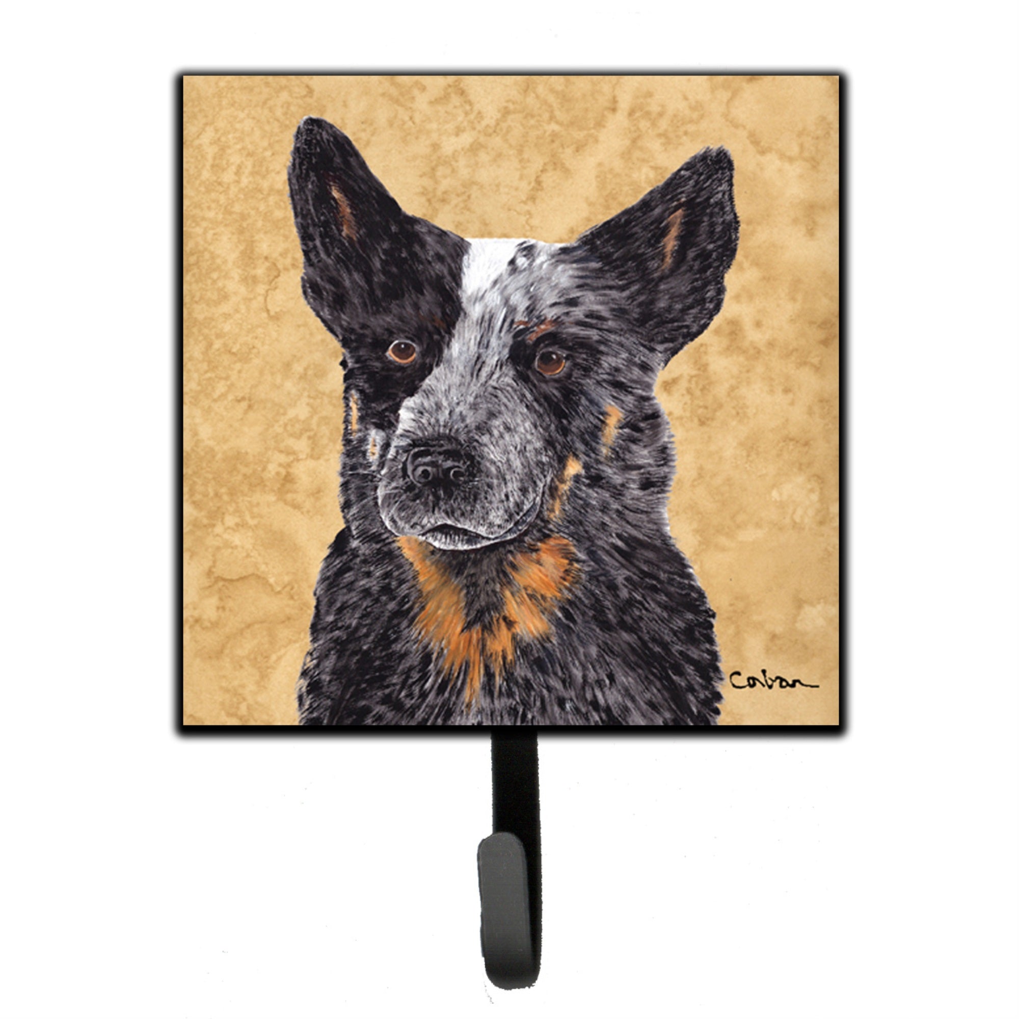 Caroline'S Treasures Sc9141Sh4 Australian Cattle Dog Leash Holder Or Key Hook, Small, Multicolor