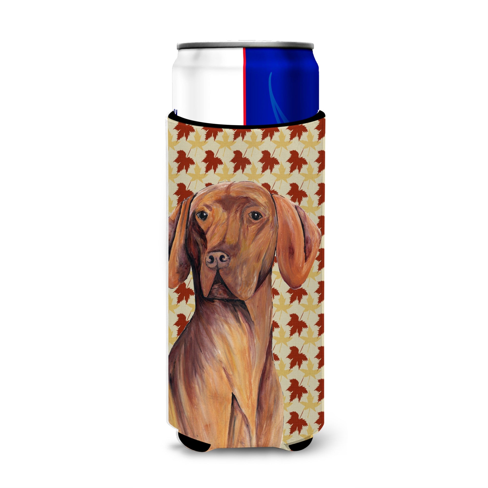 Vizsla Fall Leaves Portrait Ultra Beverage Insulators For Slim Cans Sc9219Muk