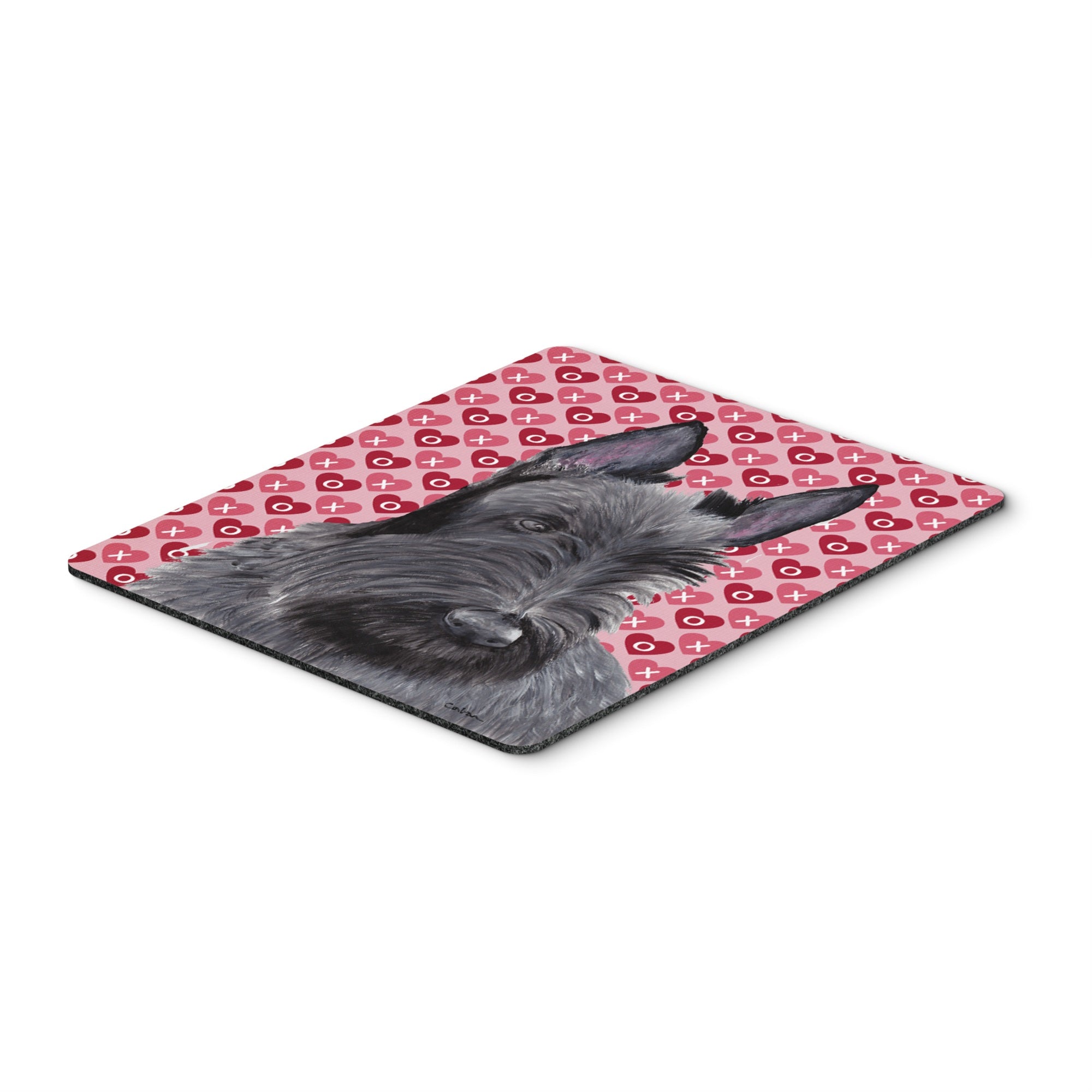 Caroline'S Treasures Scottish Terrier Hearts Love & Valentine'S Day Mouse Pad/Hot Pad/Trivet (Sc9254Mp)