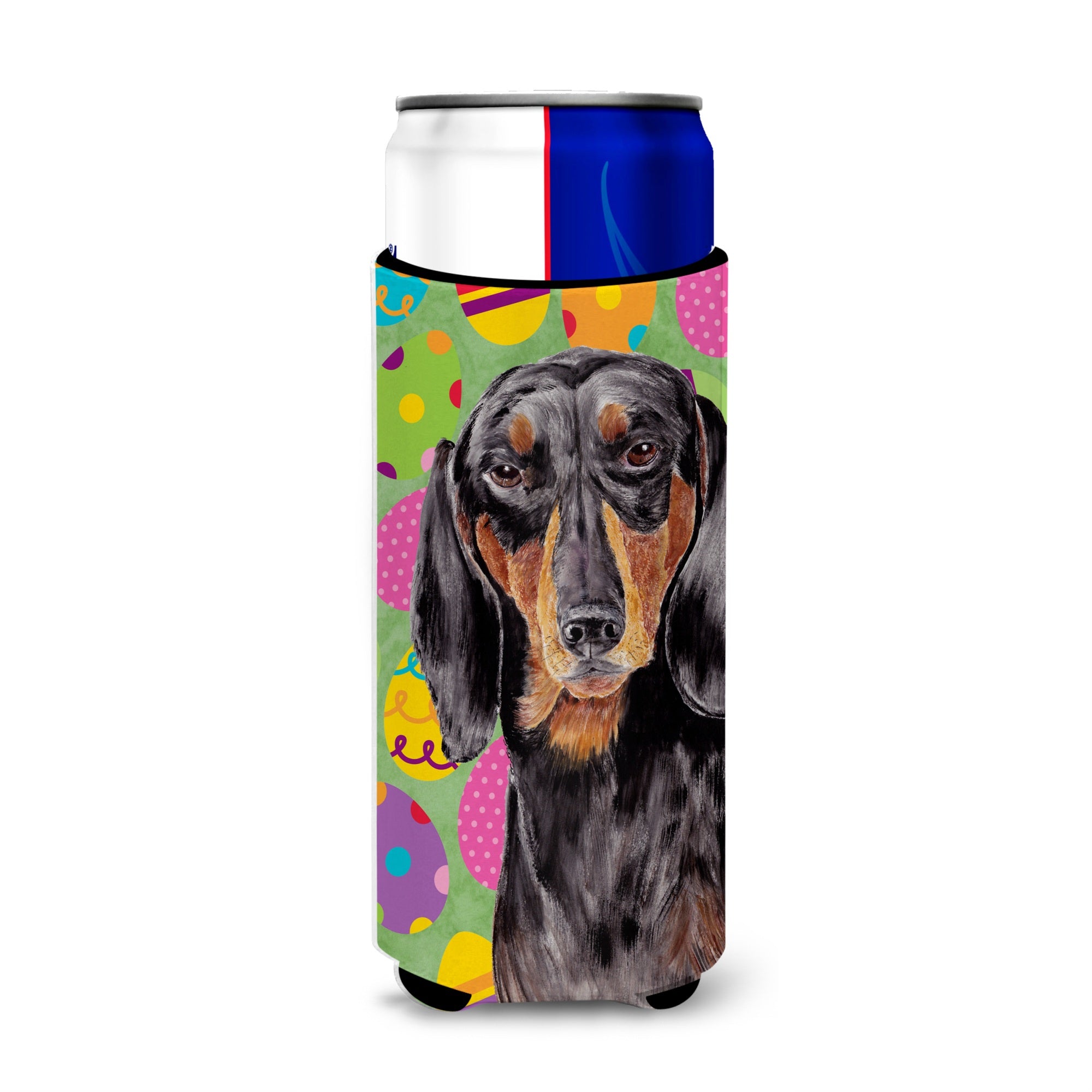Dachshund Easter Eggtravaganza Ultra Beverage Insulators For Slim Cans Sc9443Muk