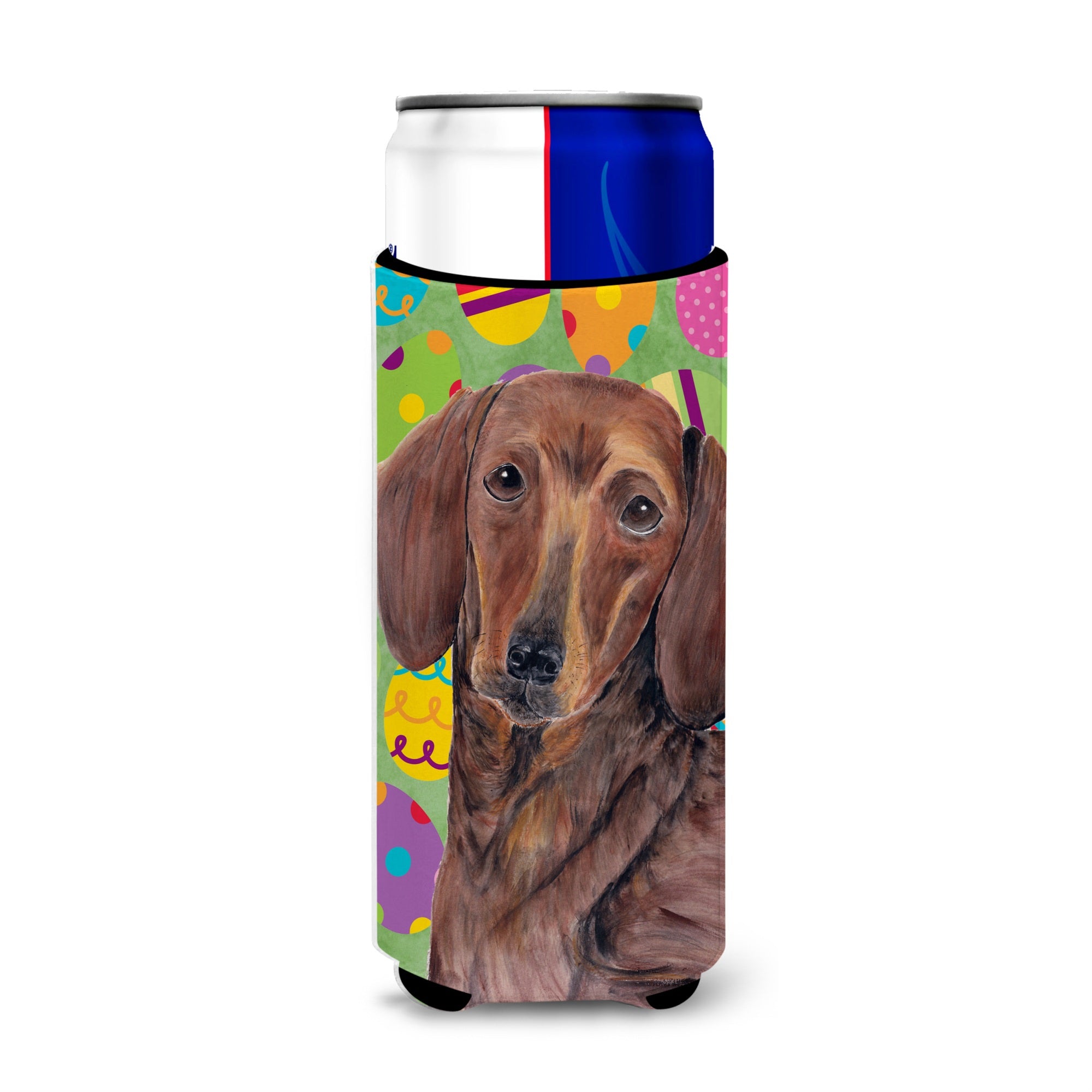 Dachshund Easter Eggtravaganza Ultra Beverage Insulators For Slim Cans Sc9448Muk