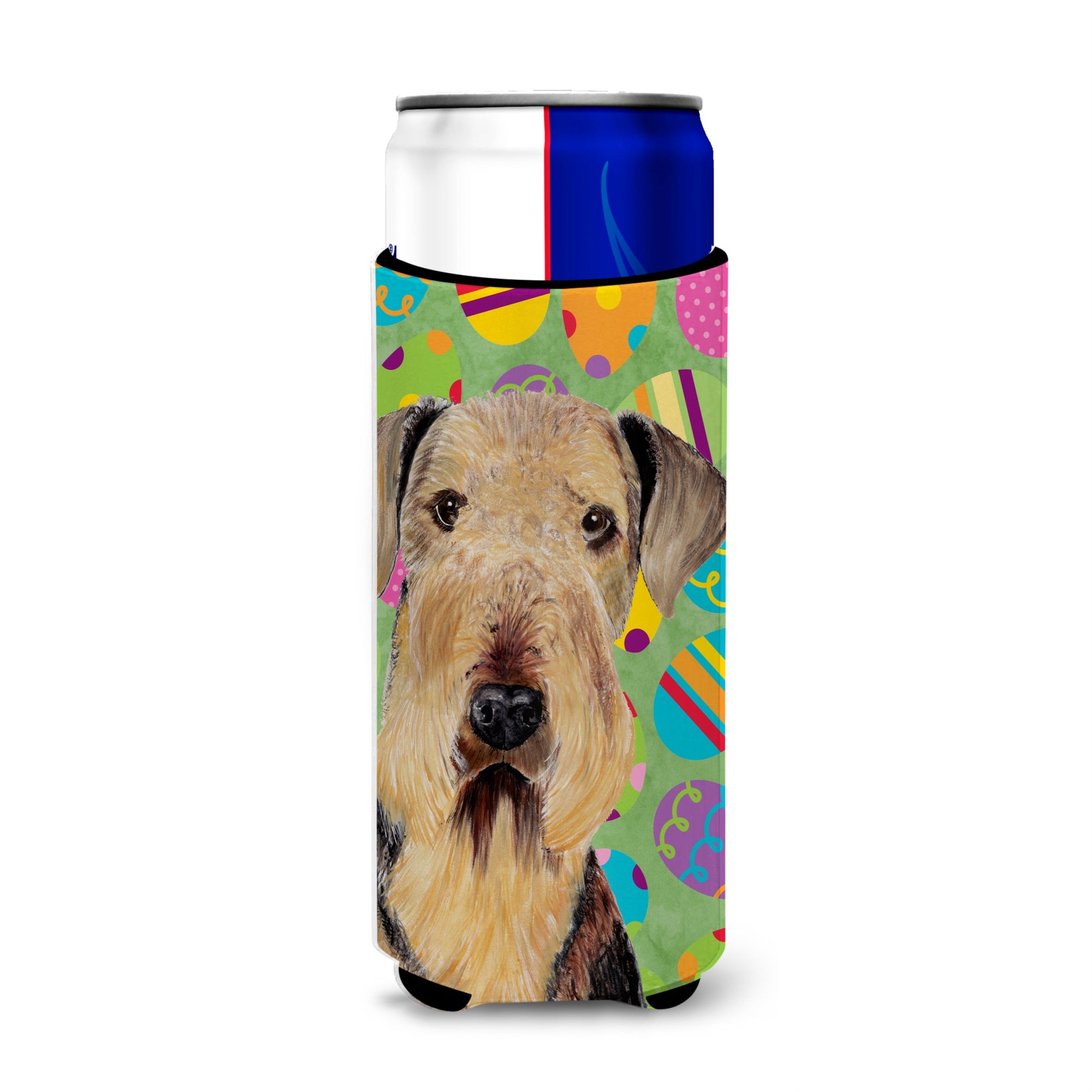 Airedale Easter Eggtravaganza Ultra Beverage Insulators For Slim Cans Sc9453Muk