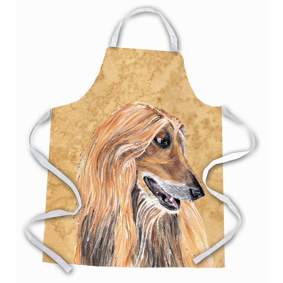 Caroline'S Treasures Sc9509Apron Afghan Hound Apron, Large, Multicolor
