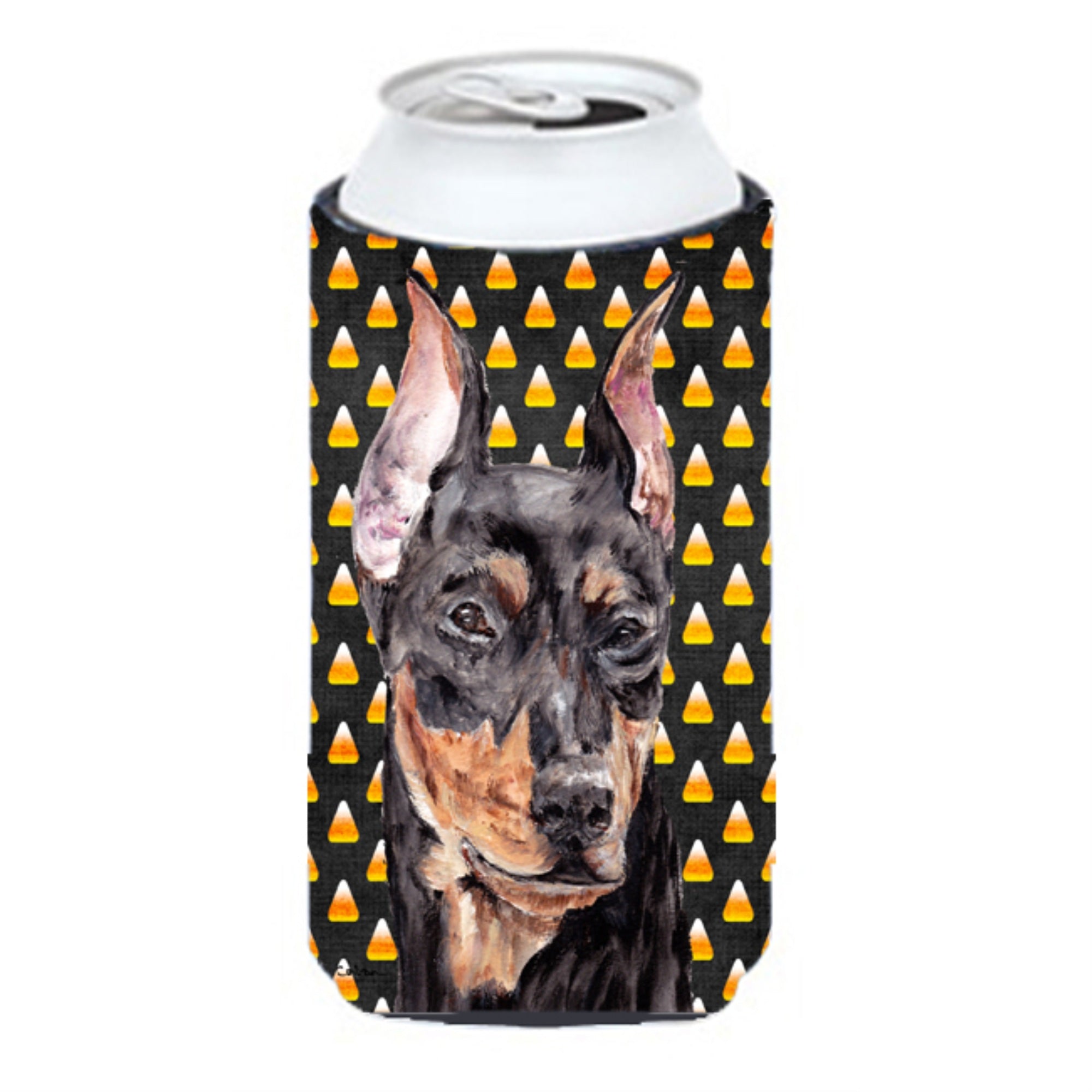 German Pinscher Candy Corn Halloween Tall Boy Beverage Insulator Hugger Sc9668Tbc
