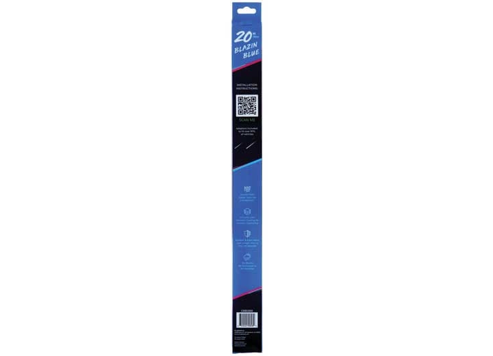 24IN 610MM BLUE SILICONE SHADEBLADE WIPER BLADE