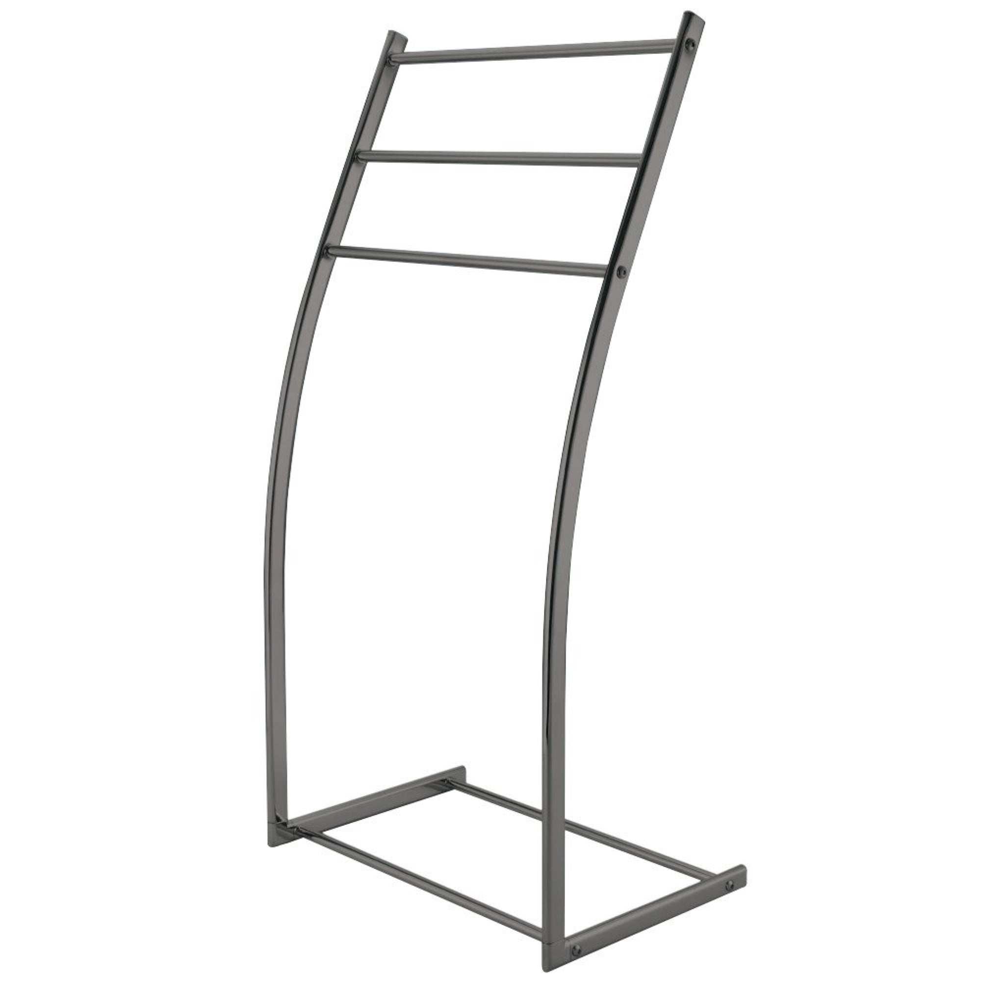 Kingston Brass Scc8258 Pedestal Steel Construction Towel Rack, Brushed Nickel