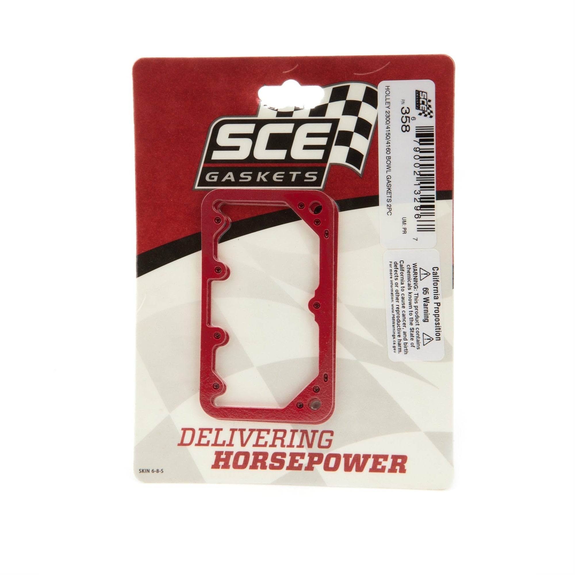 Sce Gaskets 358 Holley 2300/4150/4160 Bowl Gas Kets 2Pc