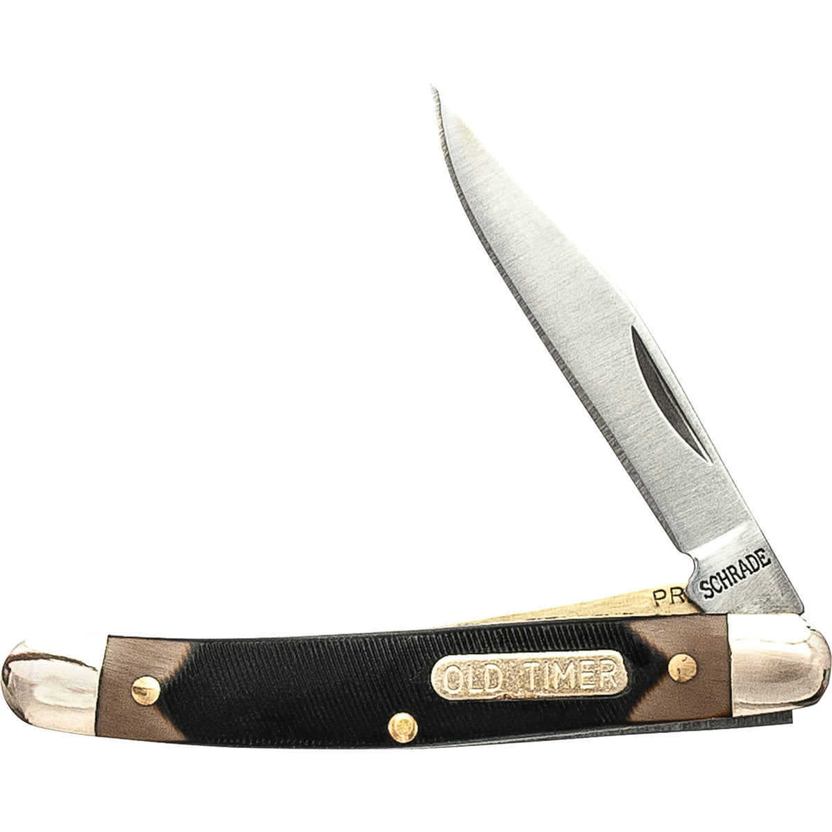 18Ot - Schrade Old Timer 2 3/4' Closed Mighty Mite Lock Blade. 7Cr17Mov Steel.