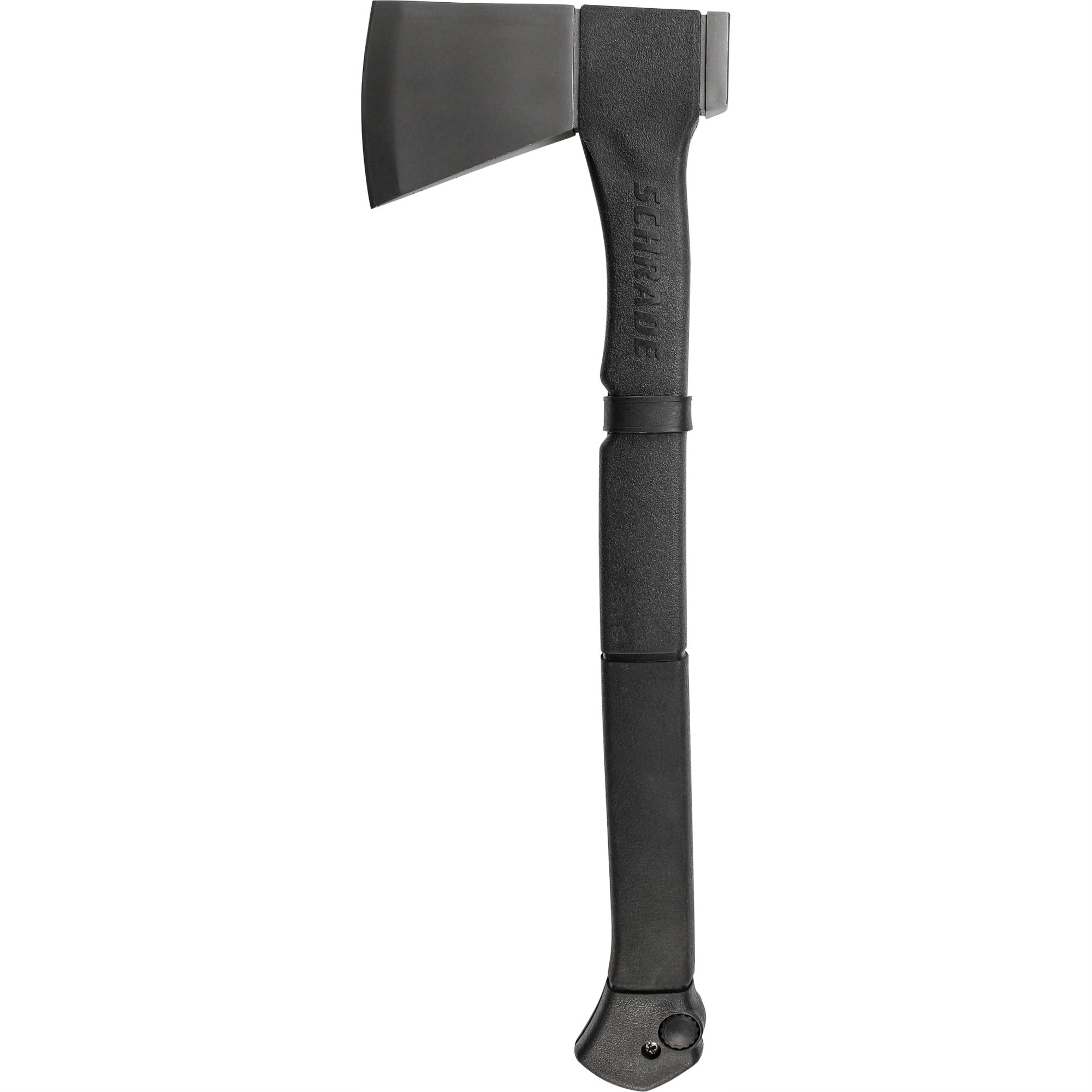 Scaxe9 - Schrade Large Axe 3Cr13 Stainless Steel Blade W/Folding Saw, Pa &Amp; Tpr Rubber Handle