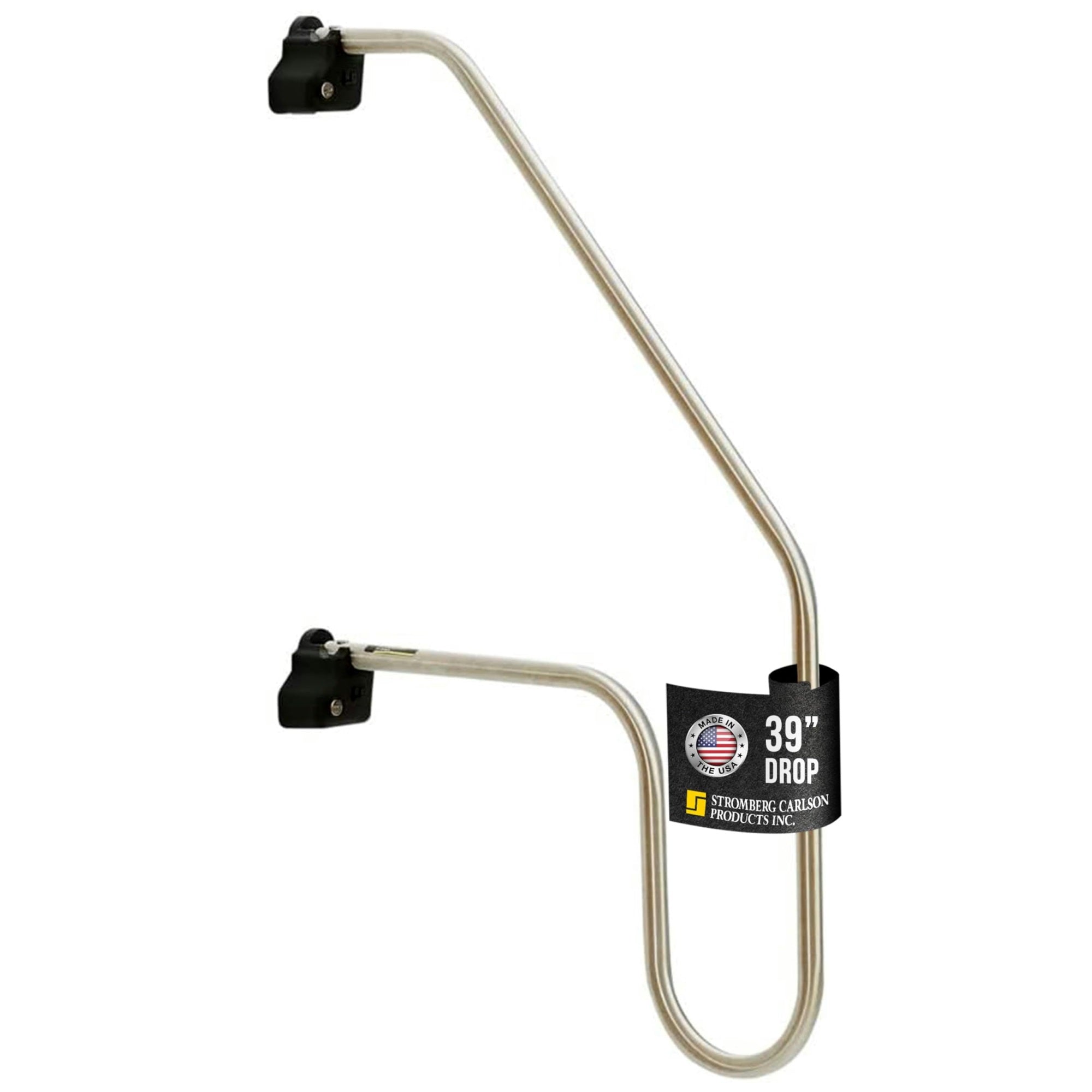 Stromberg Carlson Ac-530L Locking Commercial Rail - Mobile Equipment Support - Rv Camping Accessories And Travel Trailer Accessories For Step Ladder- 200 Lbs Capacity - 25.5' Extension, 39' Height