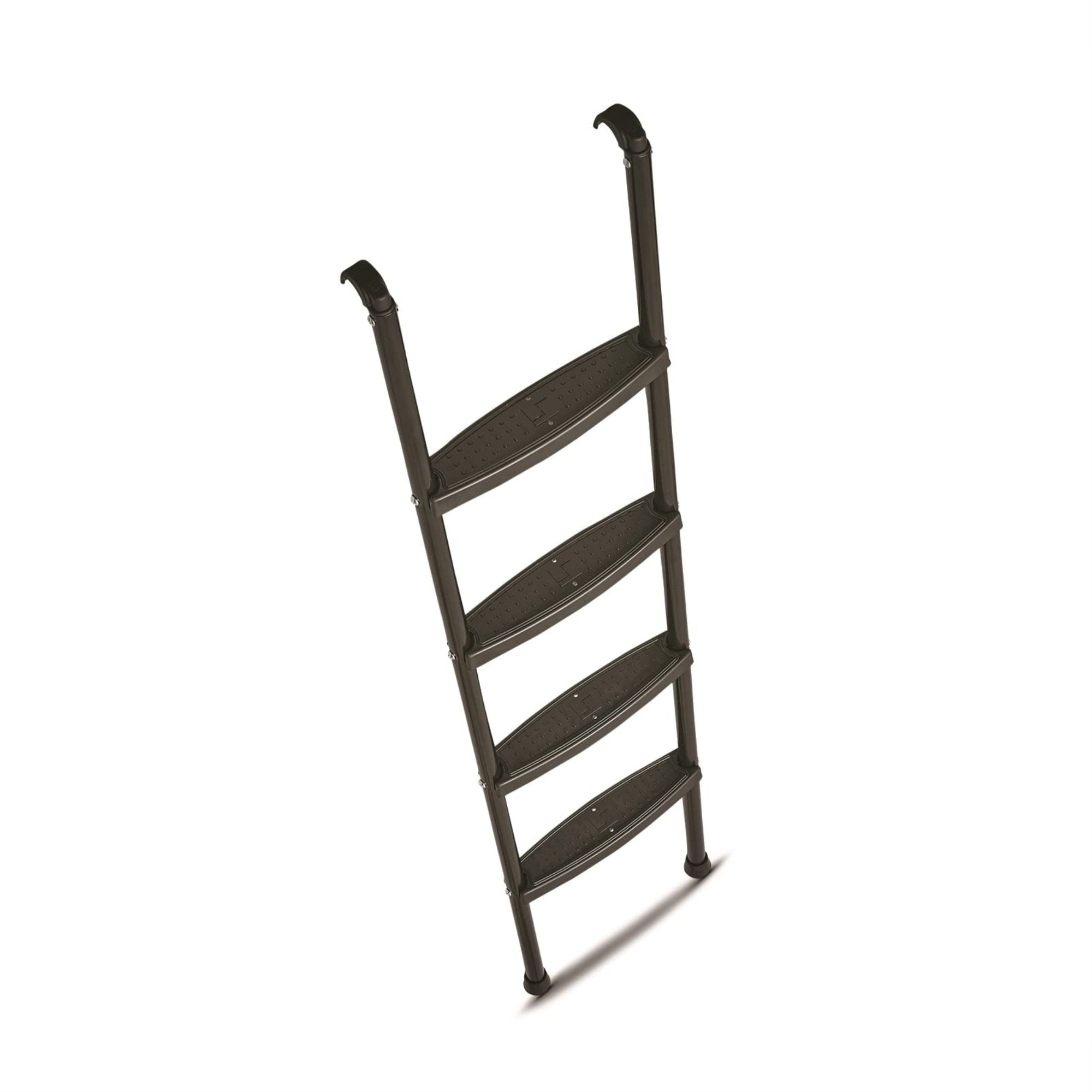Stromberg Carlson Interior Bunk Ladder, Kd, Rv Bunk Ladder, Bunk Bed Ladder With Injection Molded Treads, Hooks And Mounting Hardware Included, Can Be Used As Dorm Loft Ladder - Black 66'