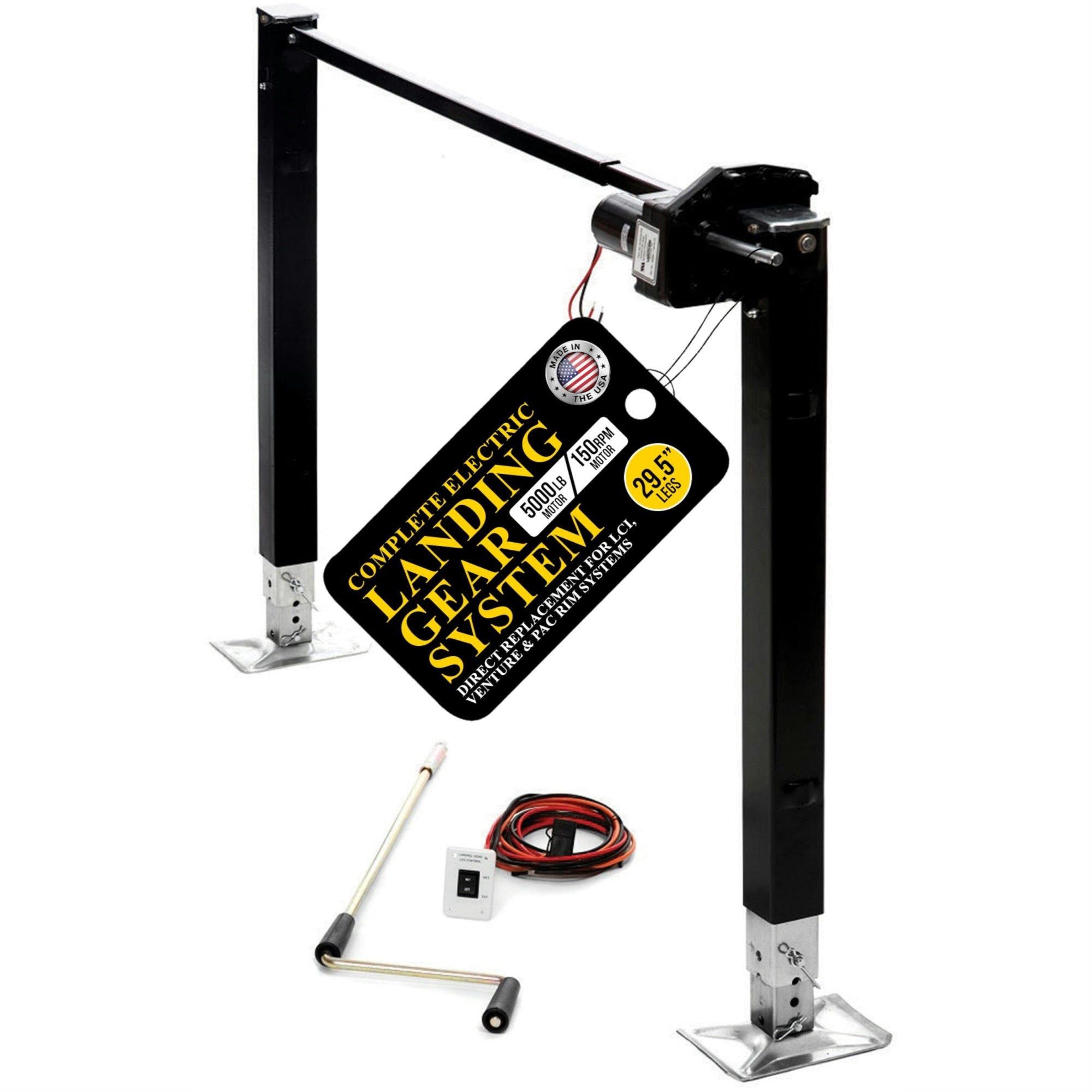 Electric Landing Gear  29 1/2In Landing Gear W/6500# Motor