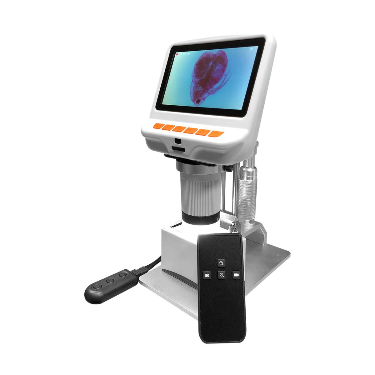 Scoutpro Microscope With 4 Built-In Monitor And Specimen Slides